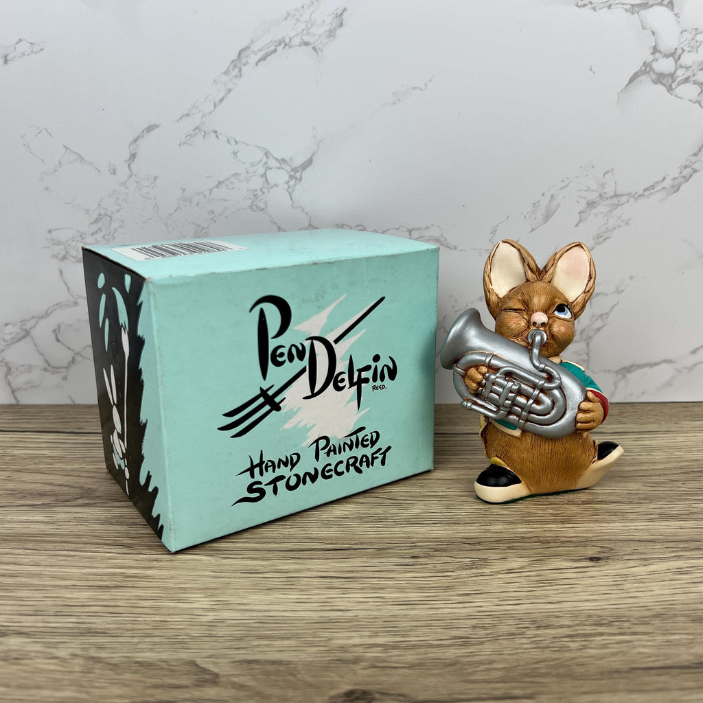 Pendelfin Blaster Rabbit Figurine, Vintage Nursery Decor, Burnley England