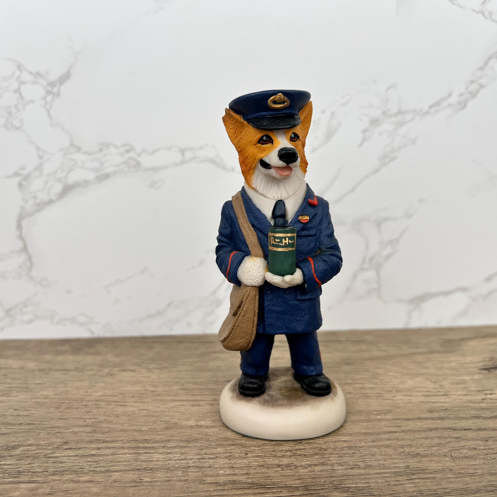 Robert Harrop Welsh Corgi Postman Ornament, CC48 (Damaged)