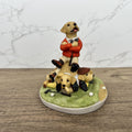 Robert Harrop Labrador Puppies Figurine, Dog with Mommy, PL01B