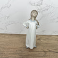 Vintage Lladro Girl Nina Figurine #4872, Porcelain Lady Stretching