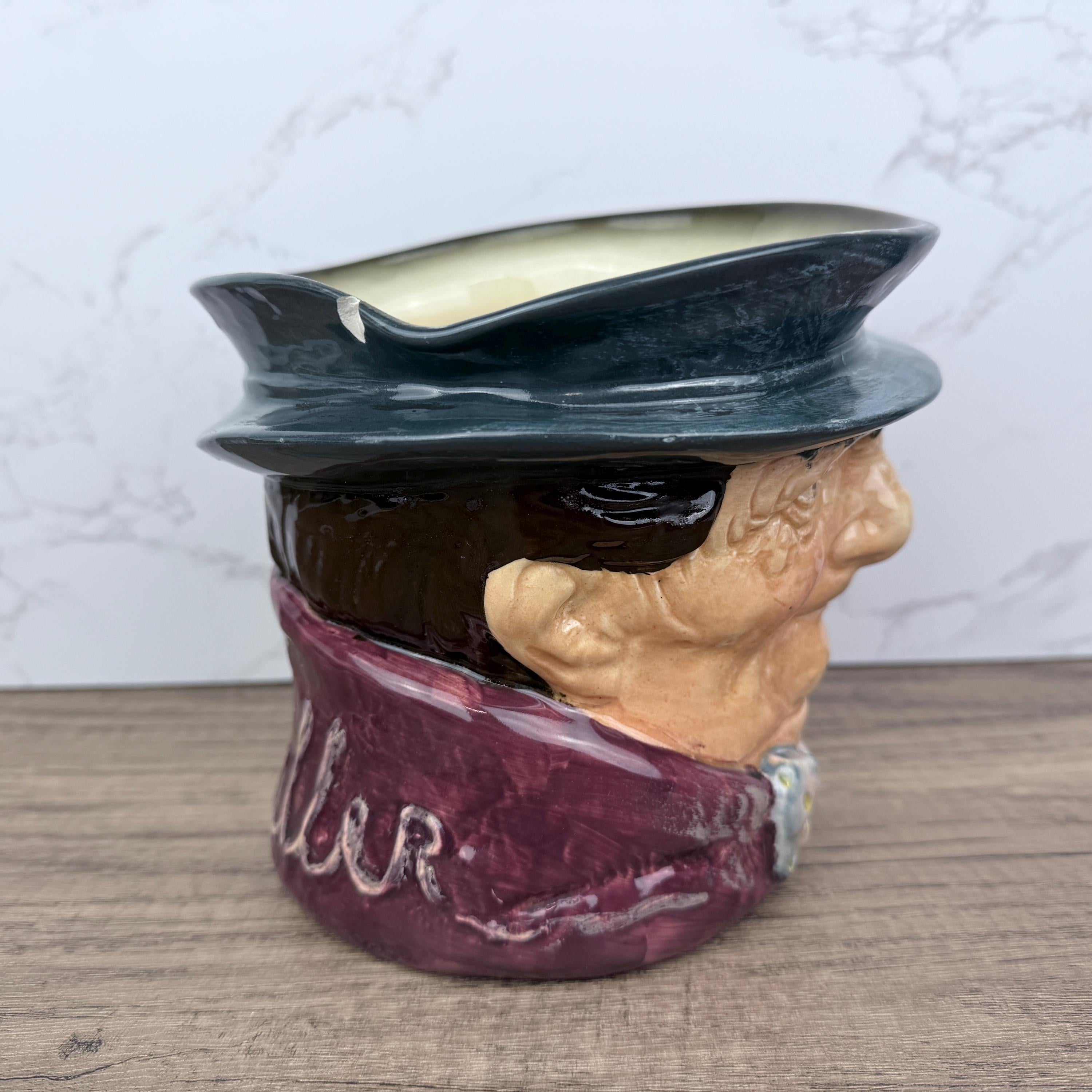 Royal Doulton Tony Weller Toby Jug #D5531, Antique Character Mug