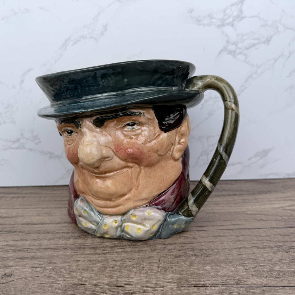 Royal Doulton Tony Weller Toby Jug #D5531, Antique Character Mug
