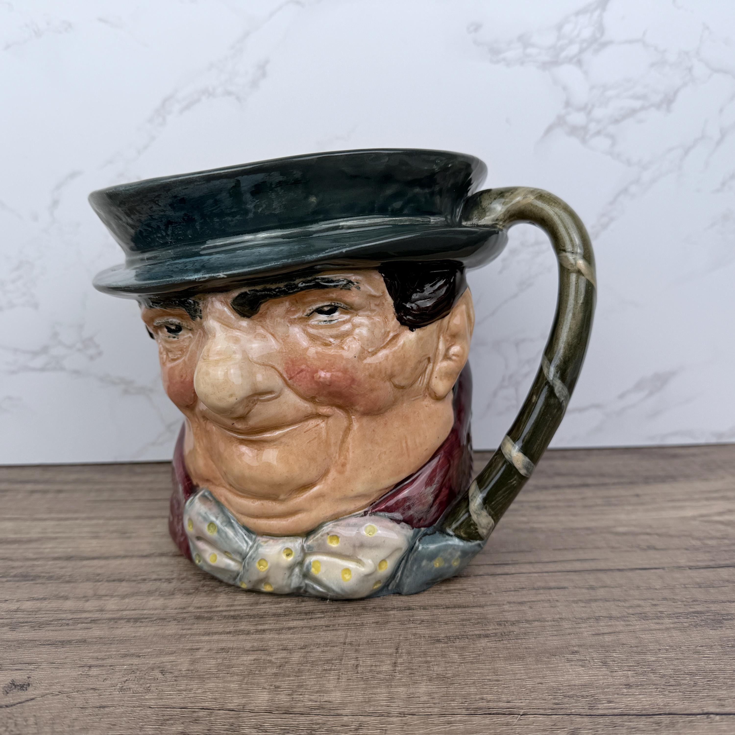 Royal Doulton Tony Weller Toby Jug #D5531, Antique Character Mug