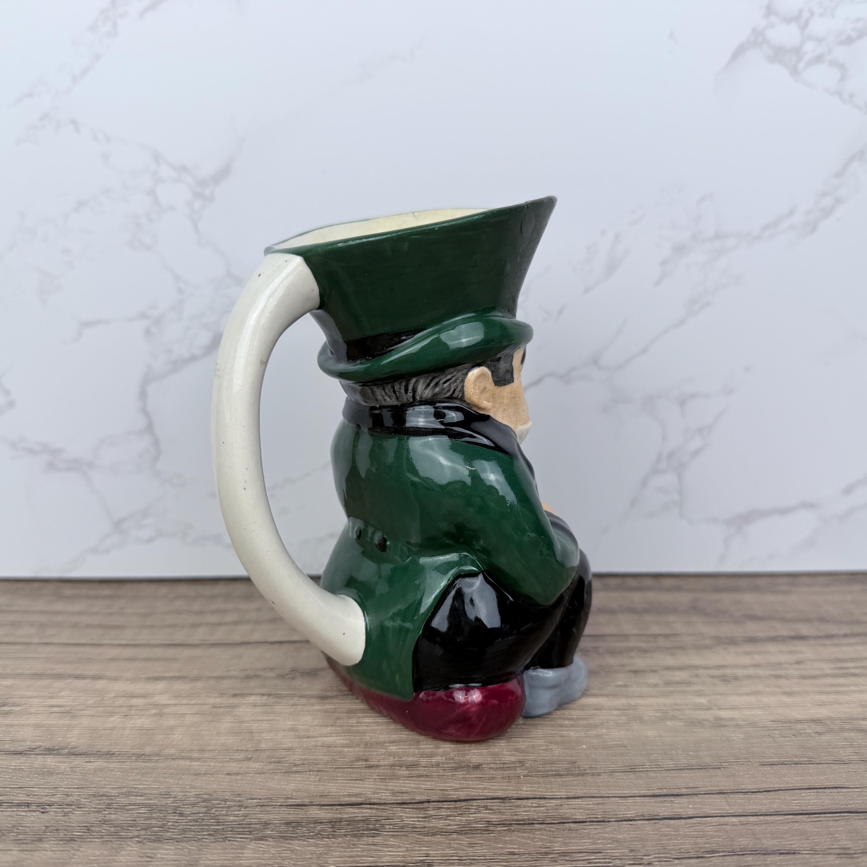 Vintage Roy Kirkham Toby Jug "Richman 976", Staffordshire Pottery