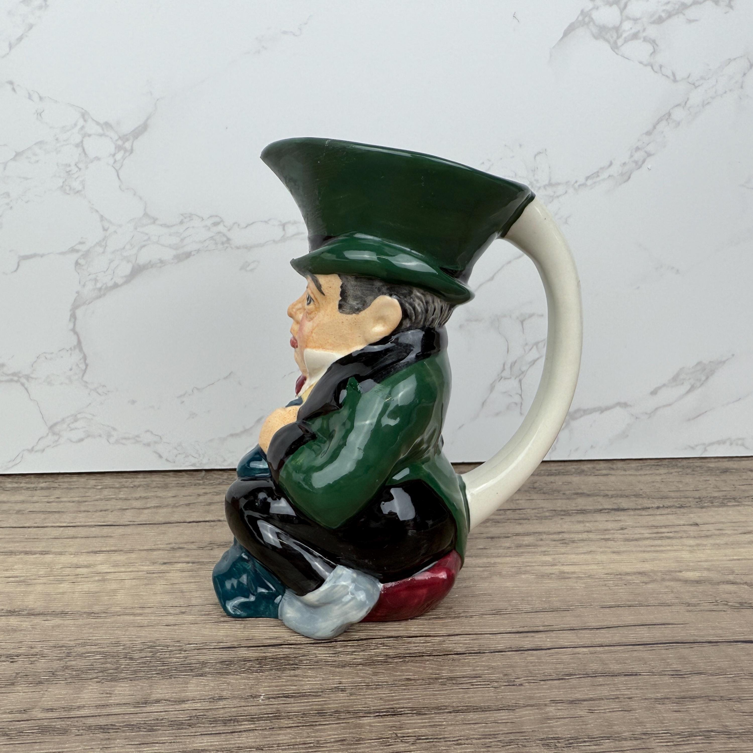 Vintage Roy Kirkham Toby Jug "Richman 976", Staffordshire Pottery