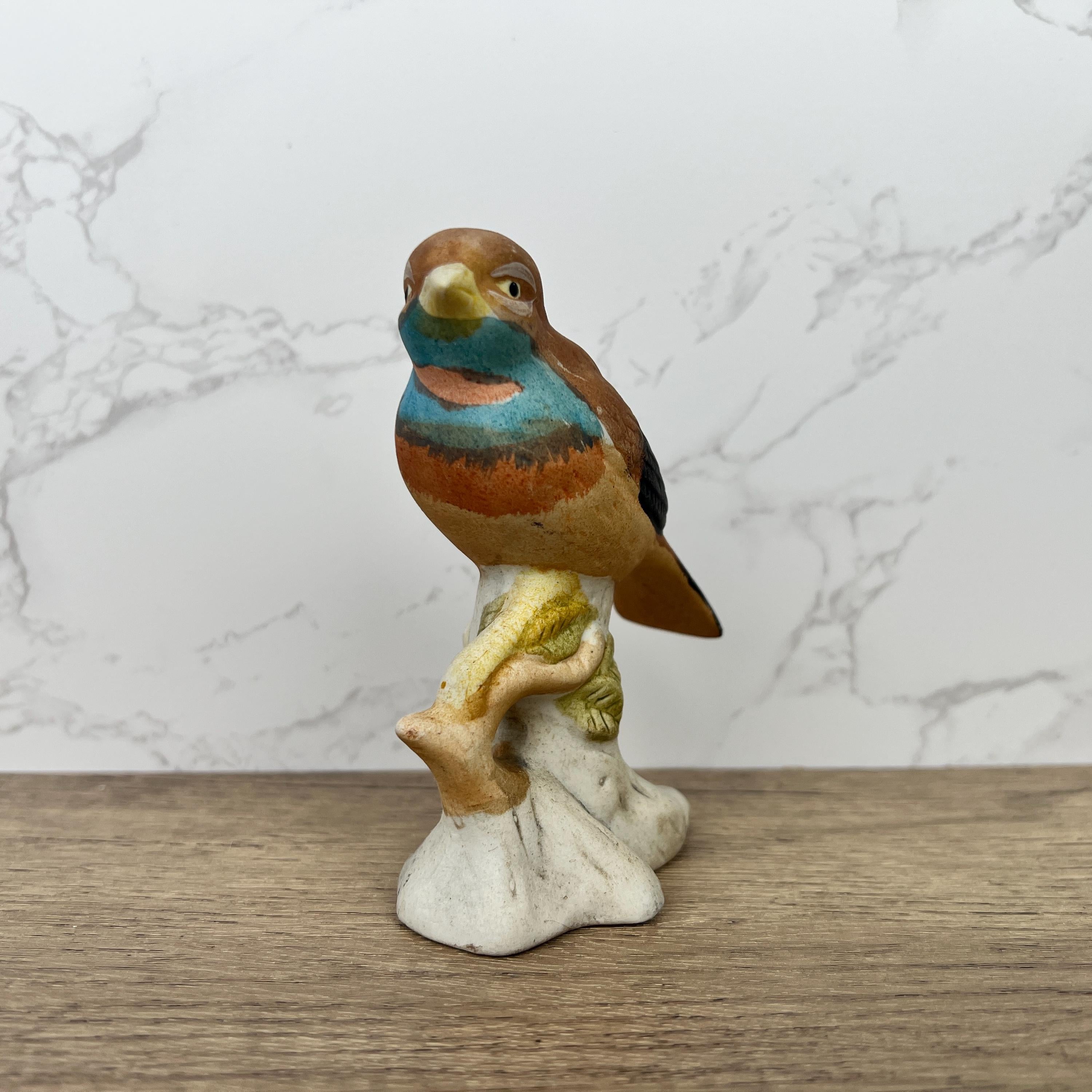 Vintage Porcelain Bee Eater Bird Figurine, British Wildlife Collectible