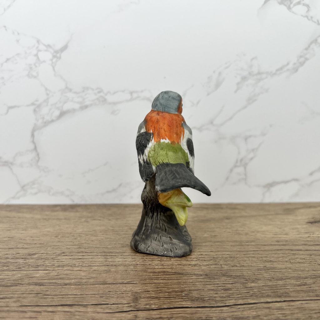 Vintage Chaffinch Bird Figurine, Fine Art Porcelain, British Wildlife