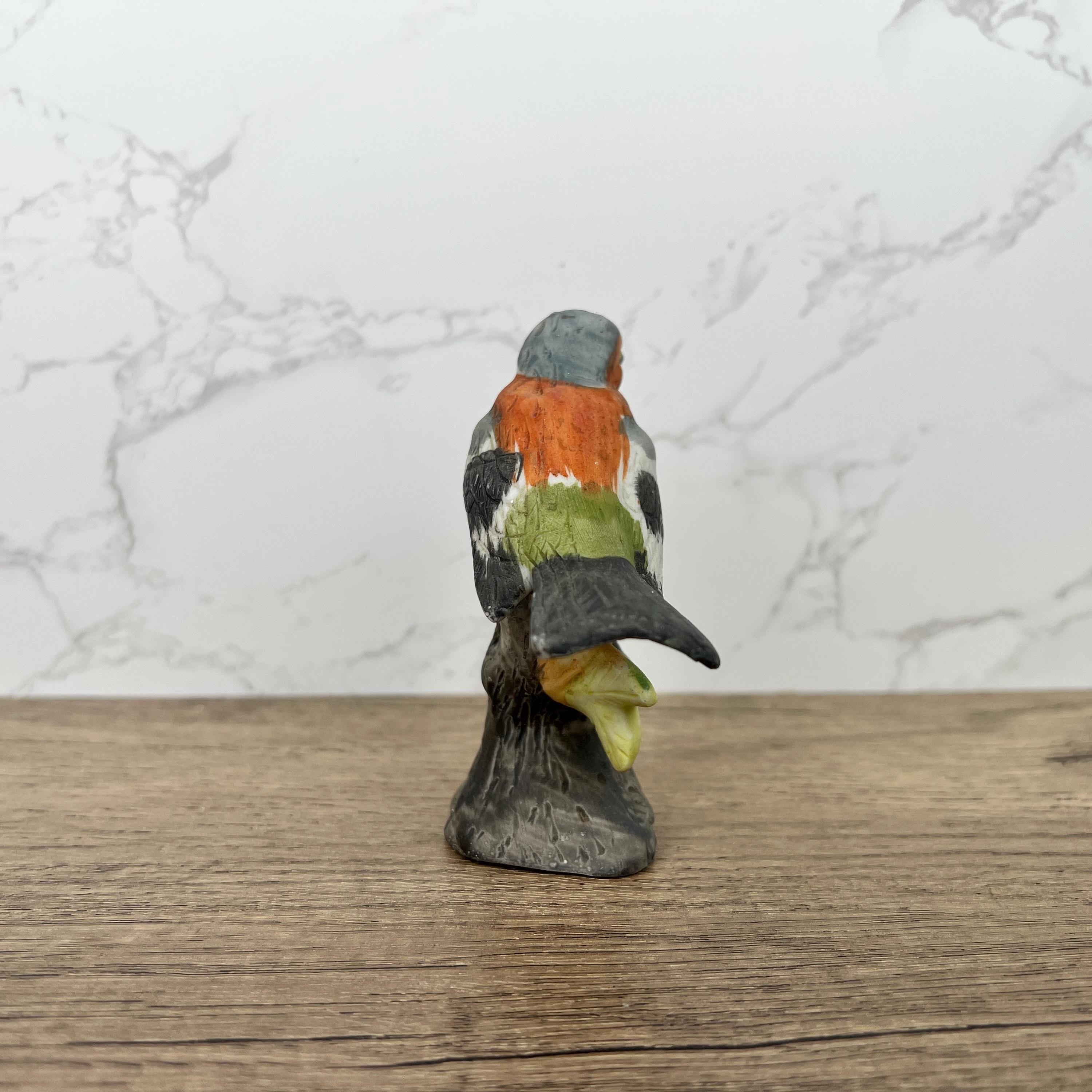Vintage Chaffinch Bird Figurine, Fine Art Porcelain, British Wildlife