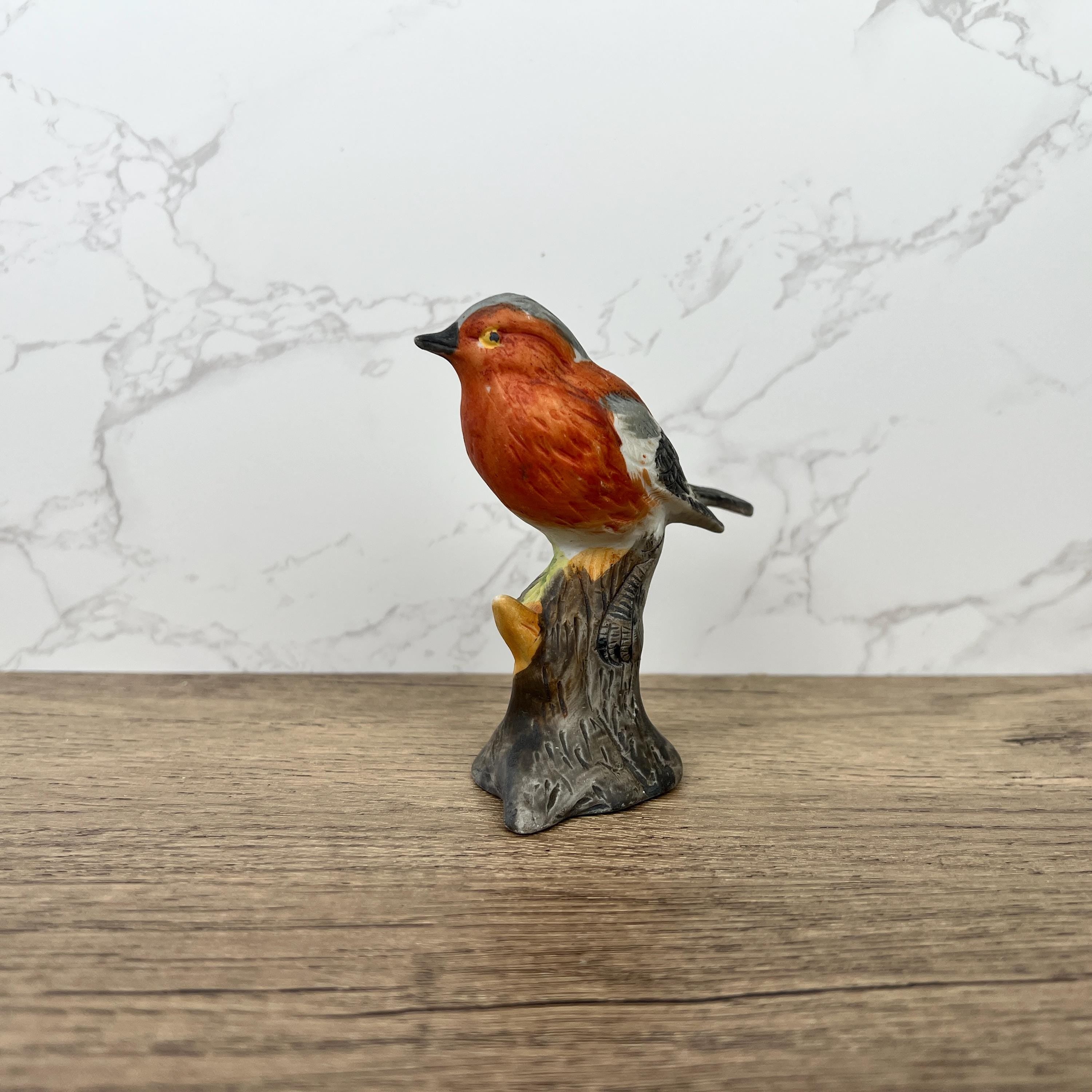 Vintage Chaffinch Bird Figurine, Fine Art Porcelain, British Wildlife