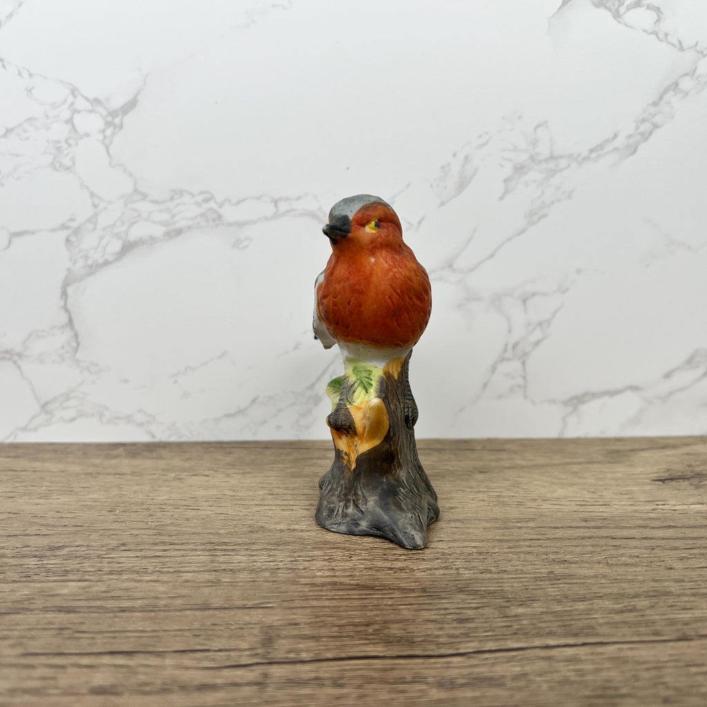 Vintage Chaffinch Bird Figurine, Fine Art Porcelain, British Wildlife