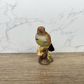 Vintage Hand Painted Porcelain Mistle Thrush Bird Figurine, British Wild Life Decoration