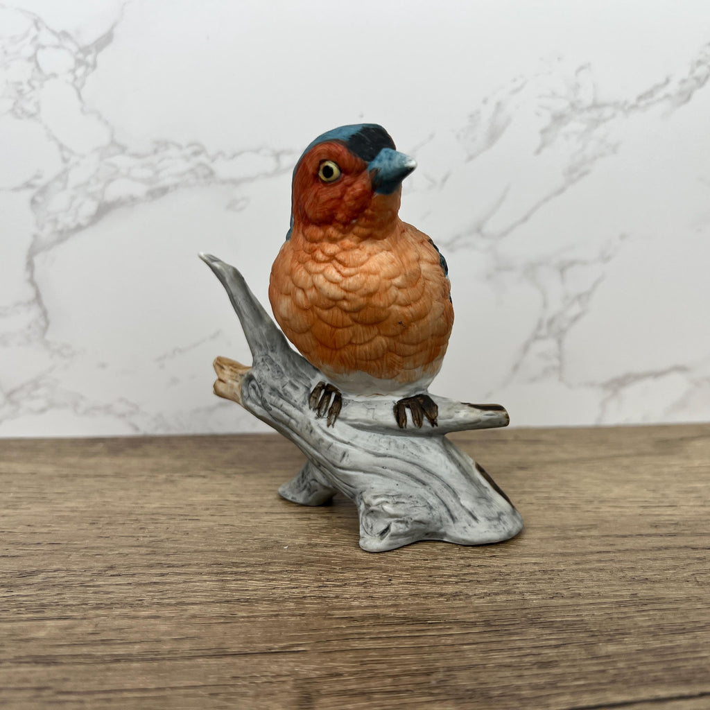 Vintage Hand Crafted Chaffinch Bird Figurine, Home Decor
