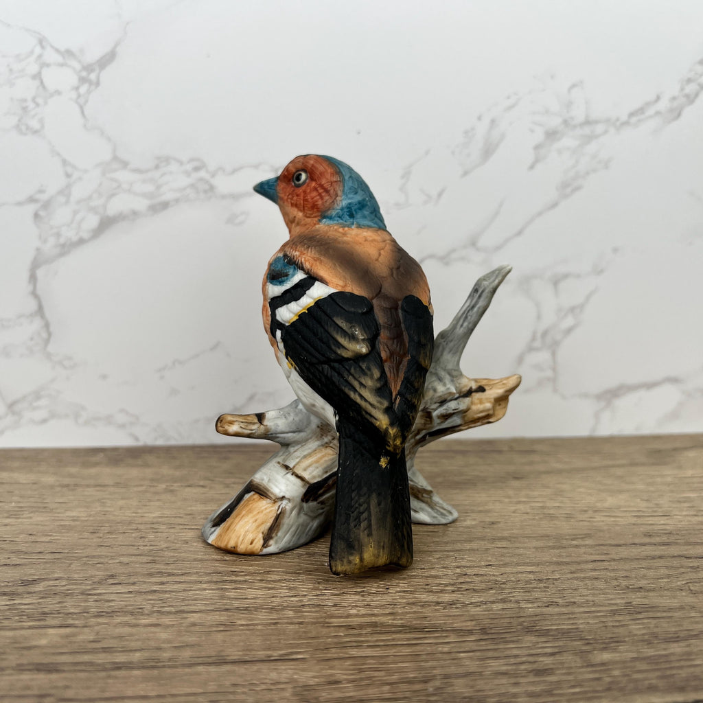 Vintage Hand Crafted Chaffinch Bird Figurine, Home Decor