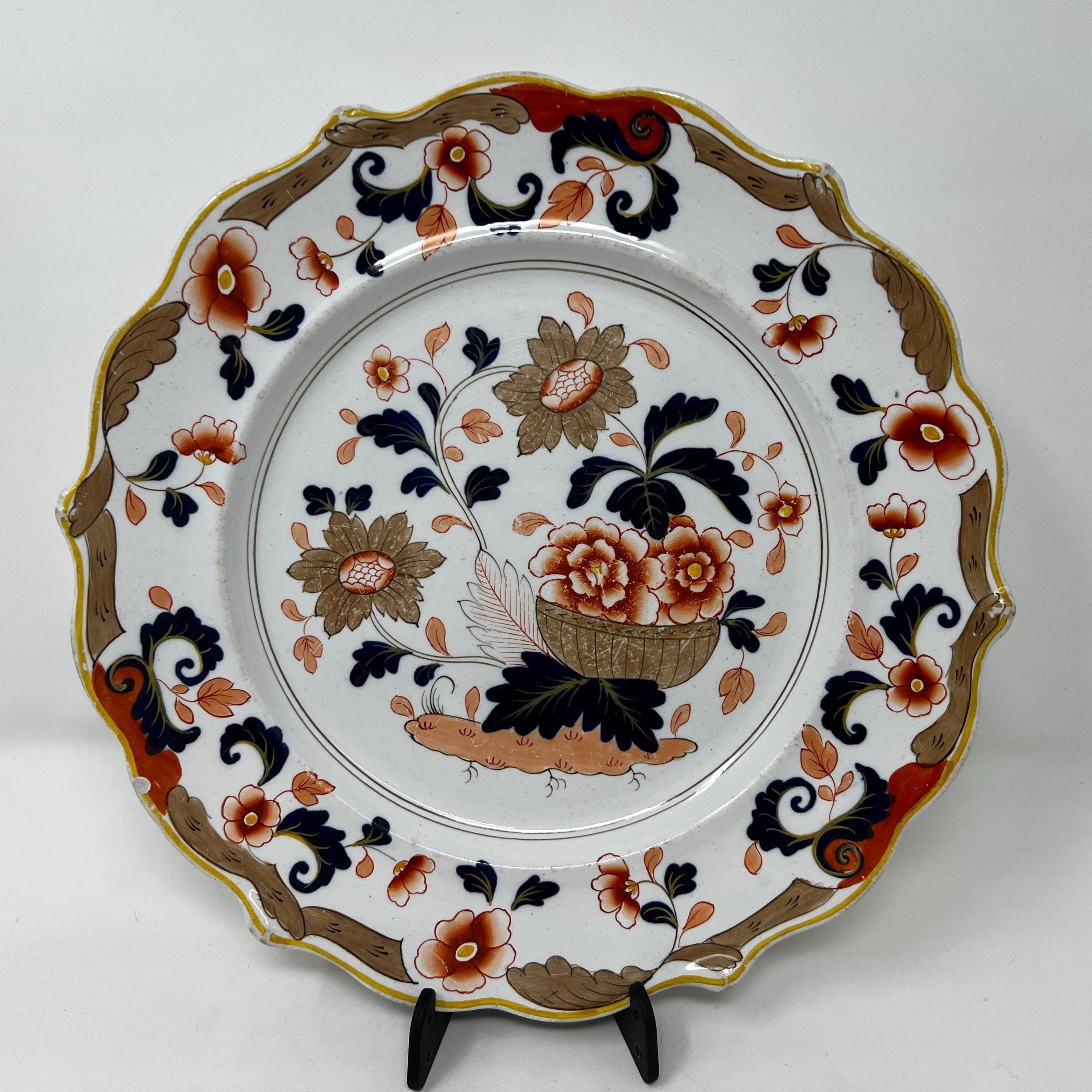 Handmade Vintage Floral Plate, Decorative Wall Art, Collector Ornament