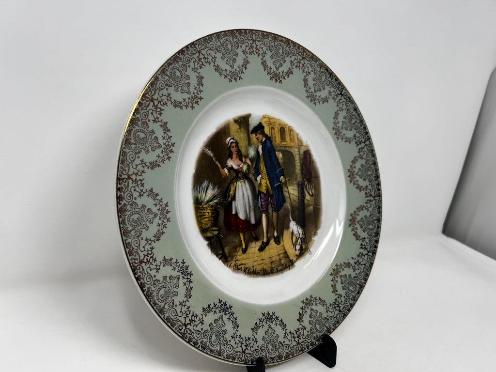 Vintage 1960s Cries of London Plate, Broadhurst Bros Burslem, British Wall Decor