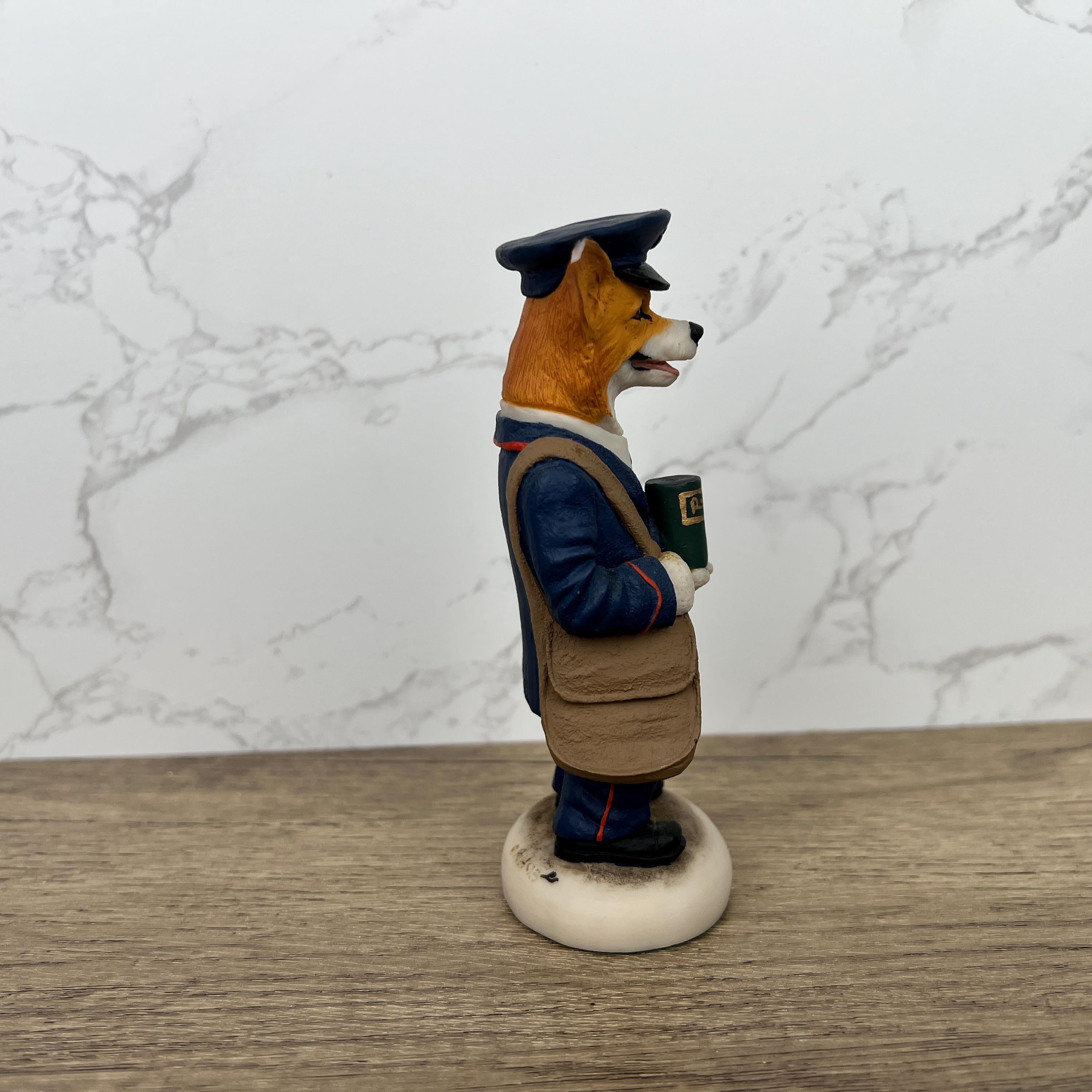 Robert Harrop Welsh Corgi Postman Ornament, CC48 (Damaged)