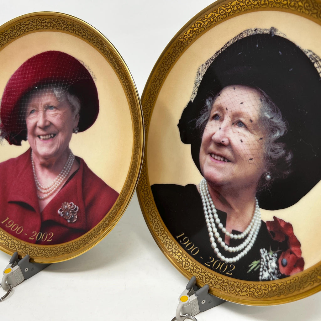 Queen Mother Collectible Plate, Davenport Pottery, Limited Edition Royal Family