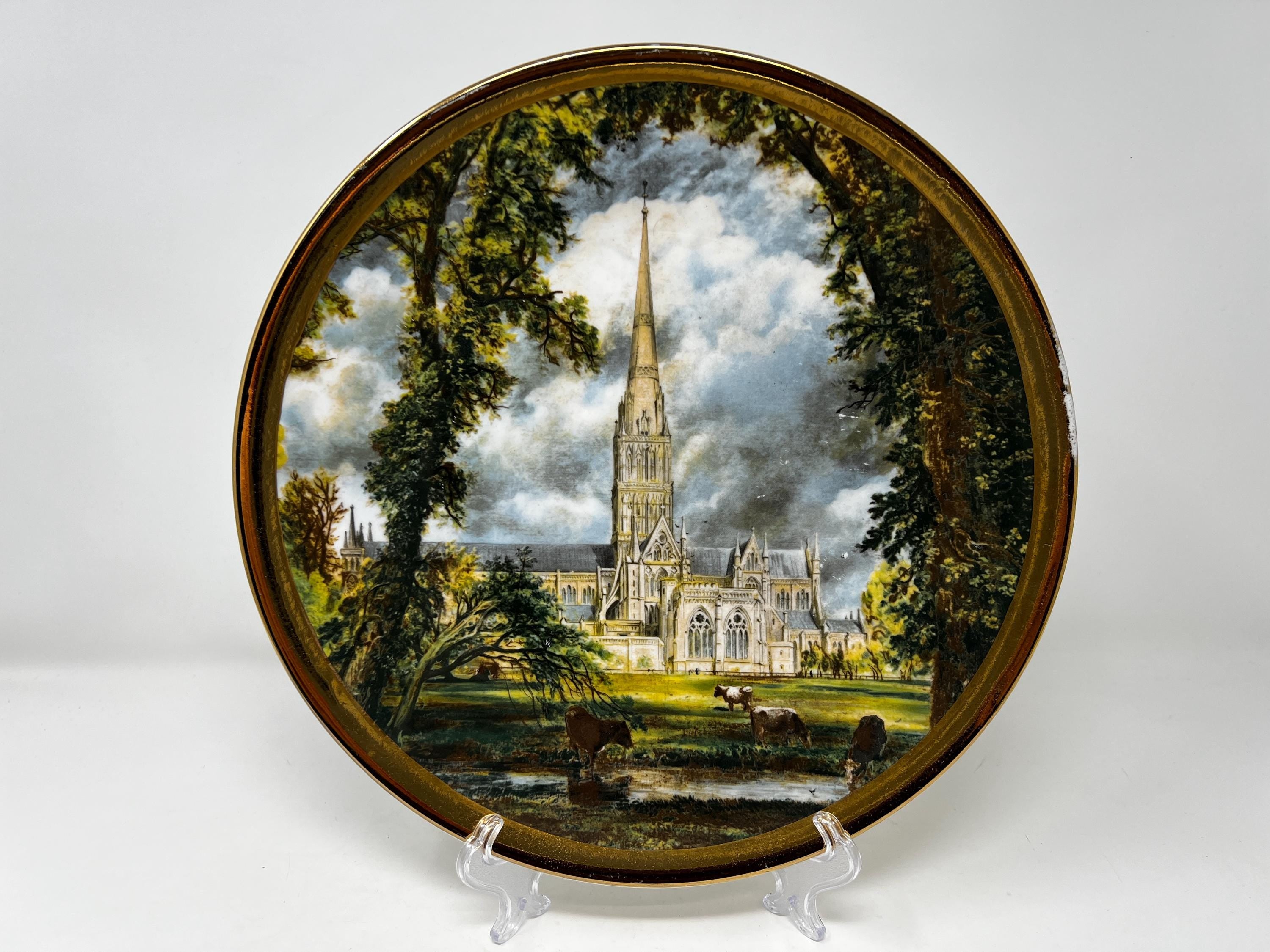 Collectible Argyle Fine Bone China Wall Plate, Made in England