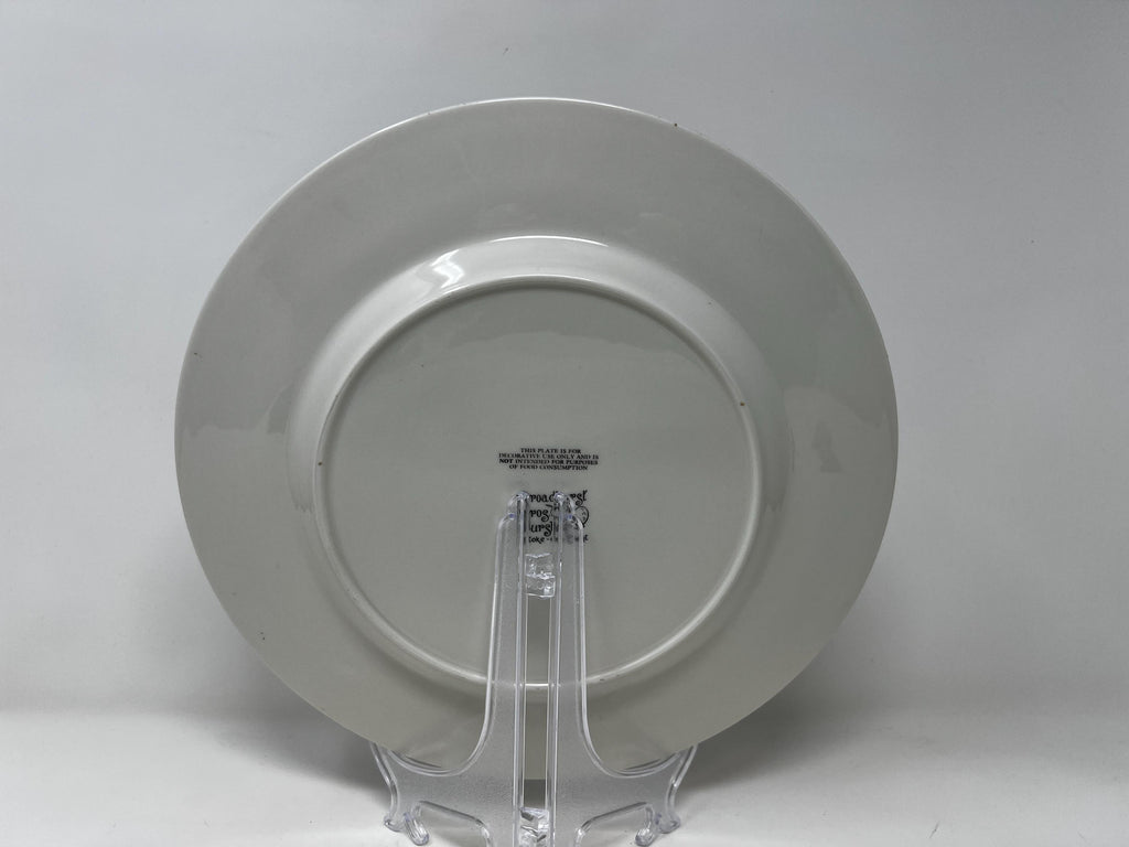 Broadhurst Bros Burslem Courting Couple Plate, Collectible Bone China Wall Art