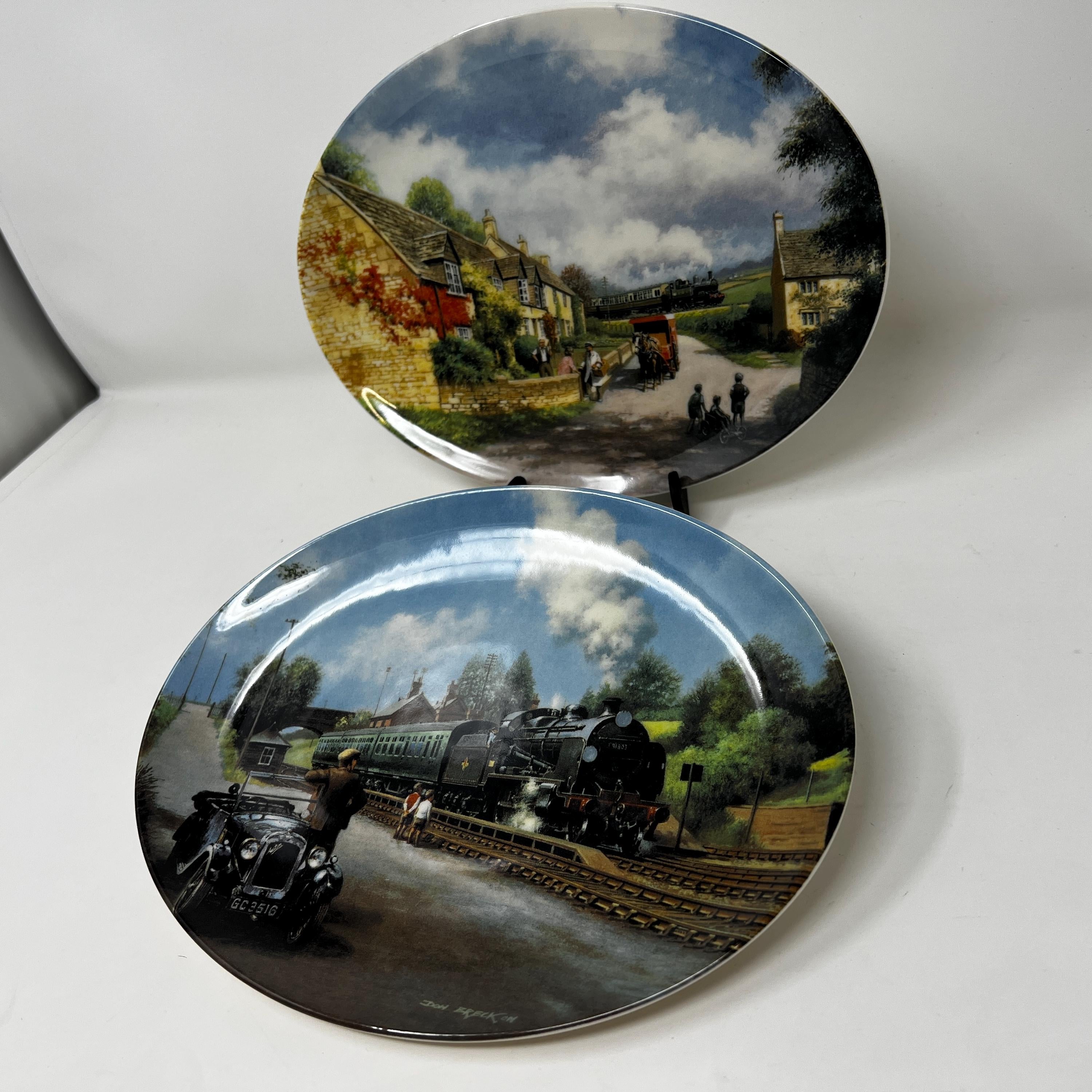 WEDGWOOD Queens Ware Collectors Plate, Railway Memories, Limited Edition