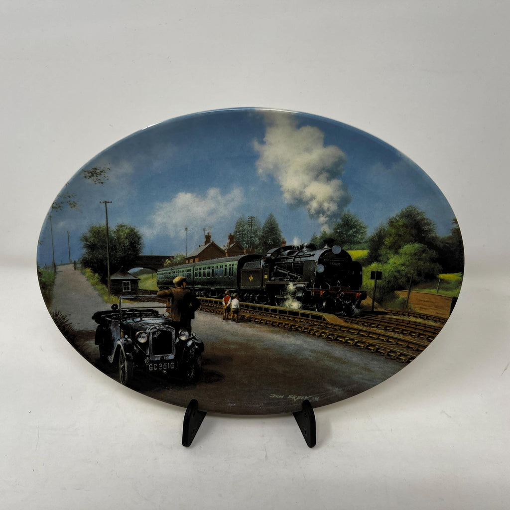 WEDGWOOD Queens Ware Collectors Plate, Railway Memories, Limited Edition