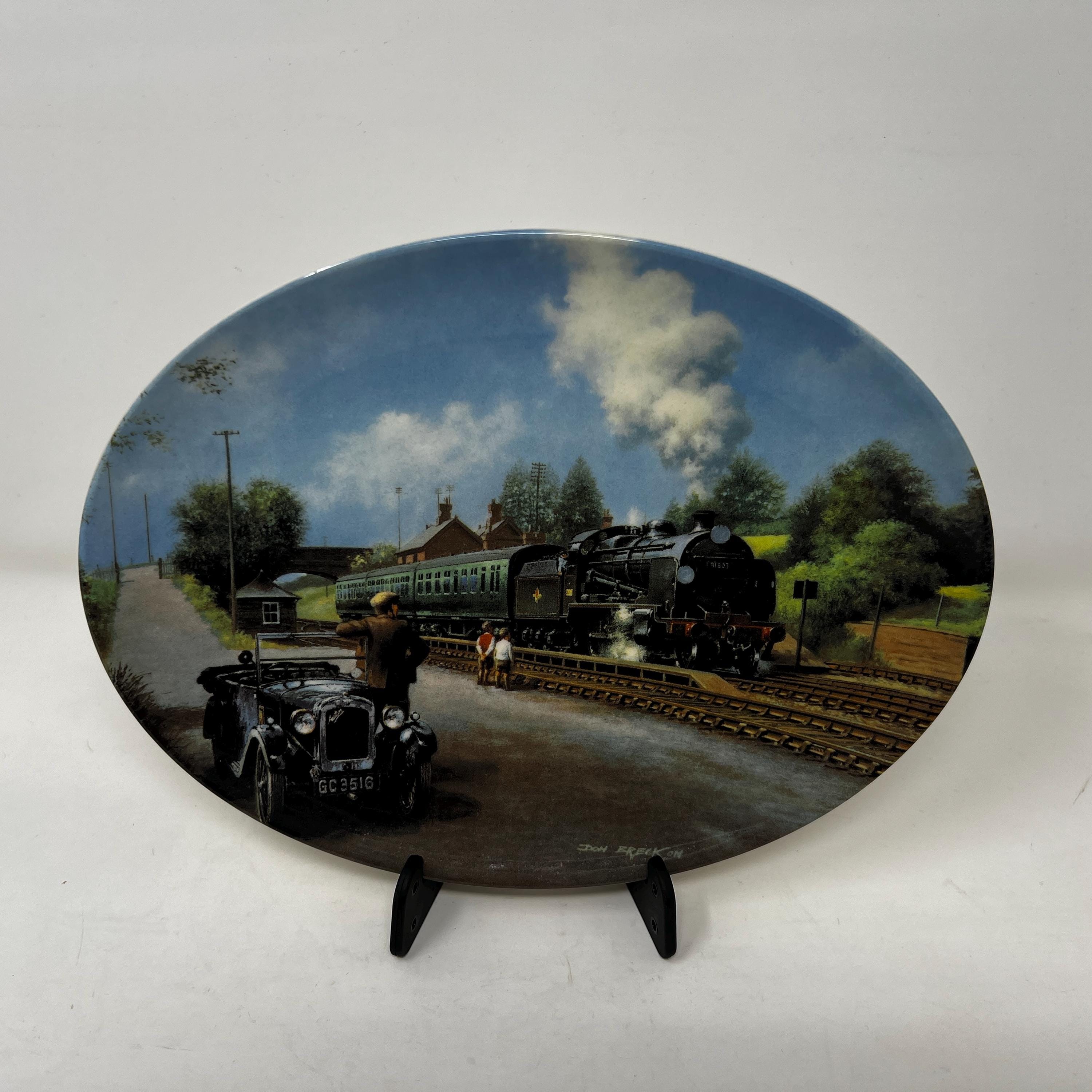 WEDGWOOD Queens Ware Collectors Plate, Railway Memories, Limited Edition
