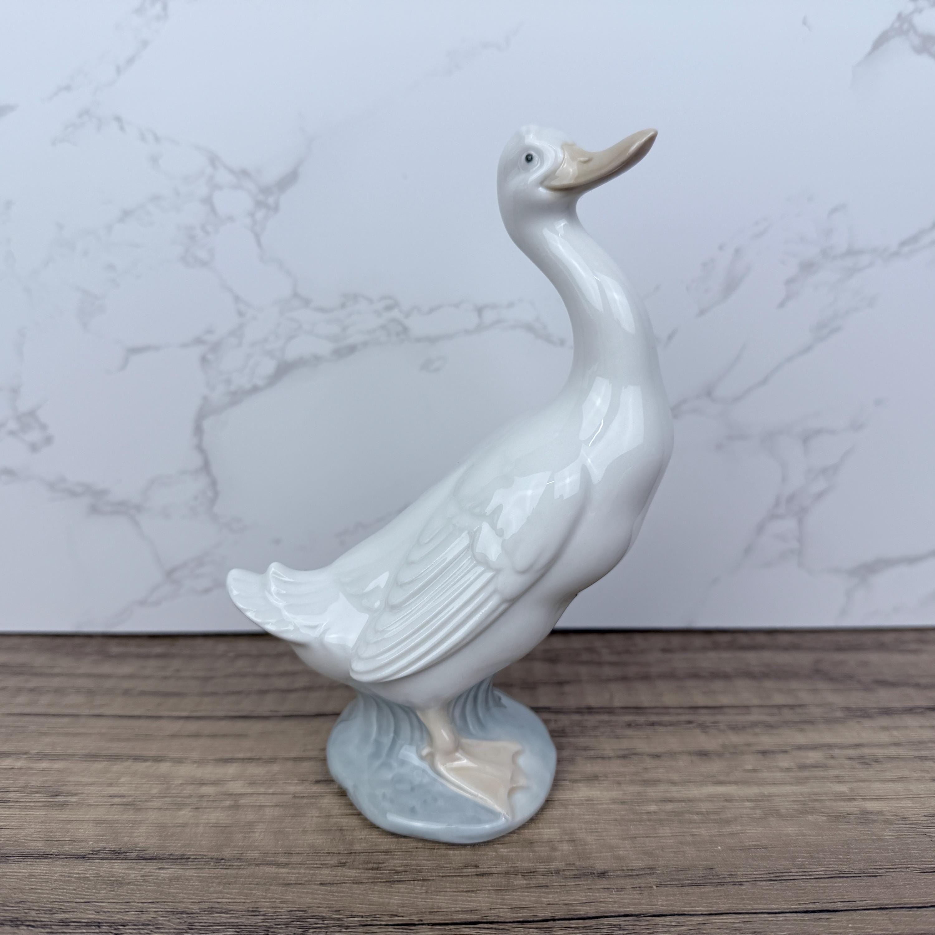 NAO by LLADRO Porcelain Goose Figurine, Spanish Ceramic Decor