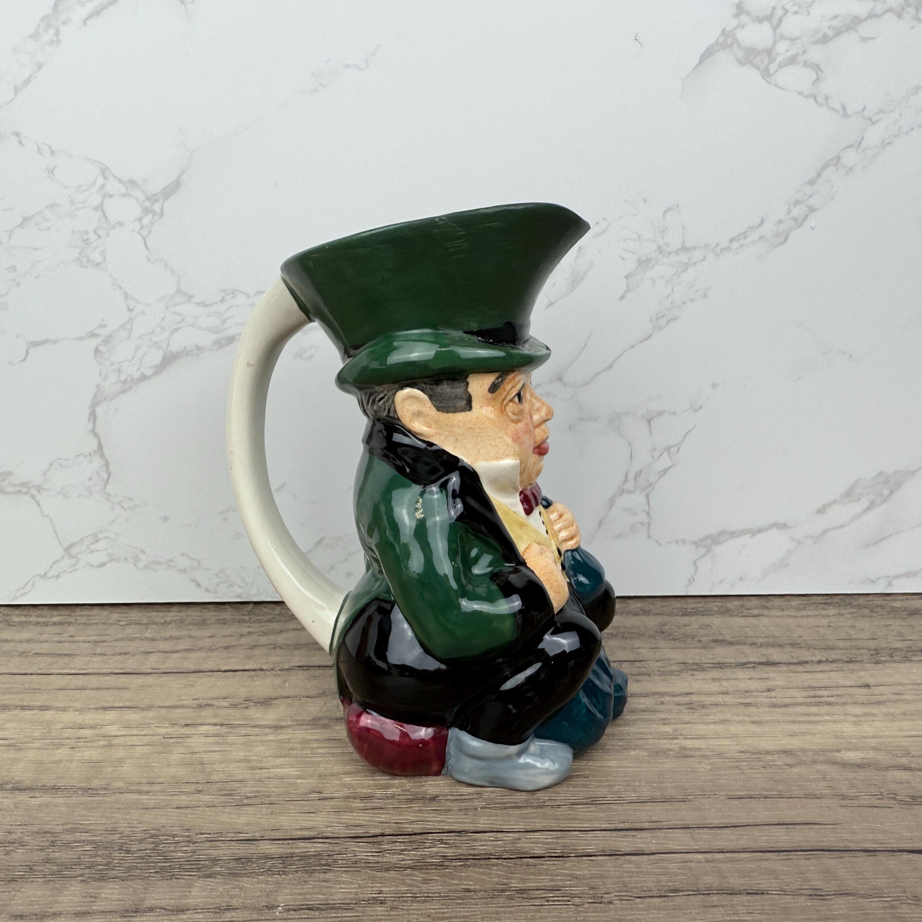 Vintage Roy Kirkham Toby Jug "Richman 976", Staffordshire Pottery