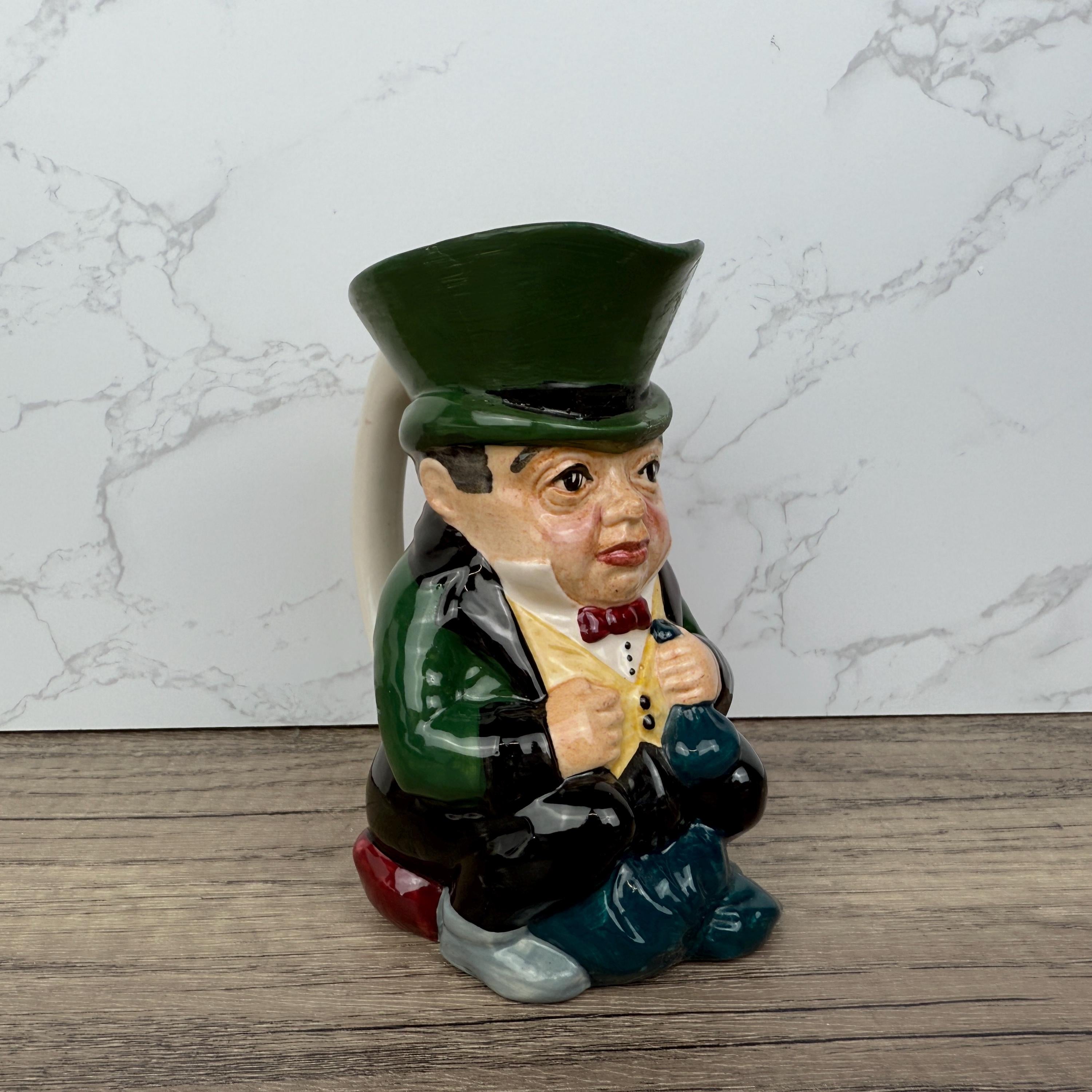Vintage Roy Kirkham Toby Jug "Richman 976", Staffordshire Pottery