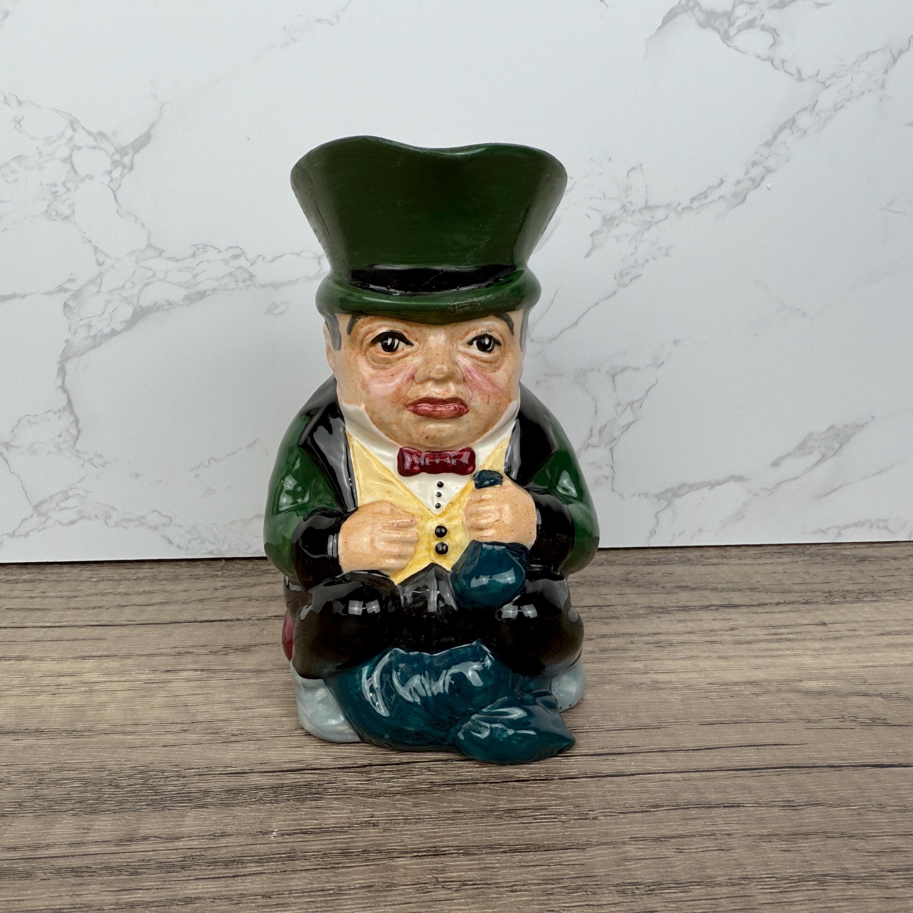 Vintage Roy Kirkham Toby Jug "Richman 976", Staffordshire Pottery
