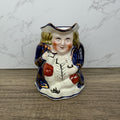 Antique Allerton's Toby Jug, Staffordshire Cobalt Blue, England