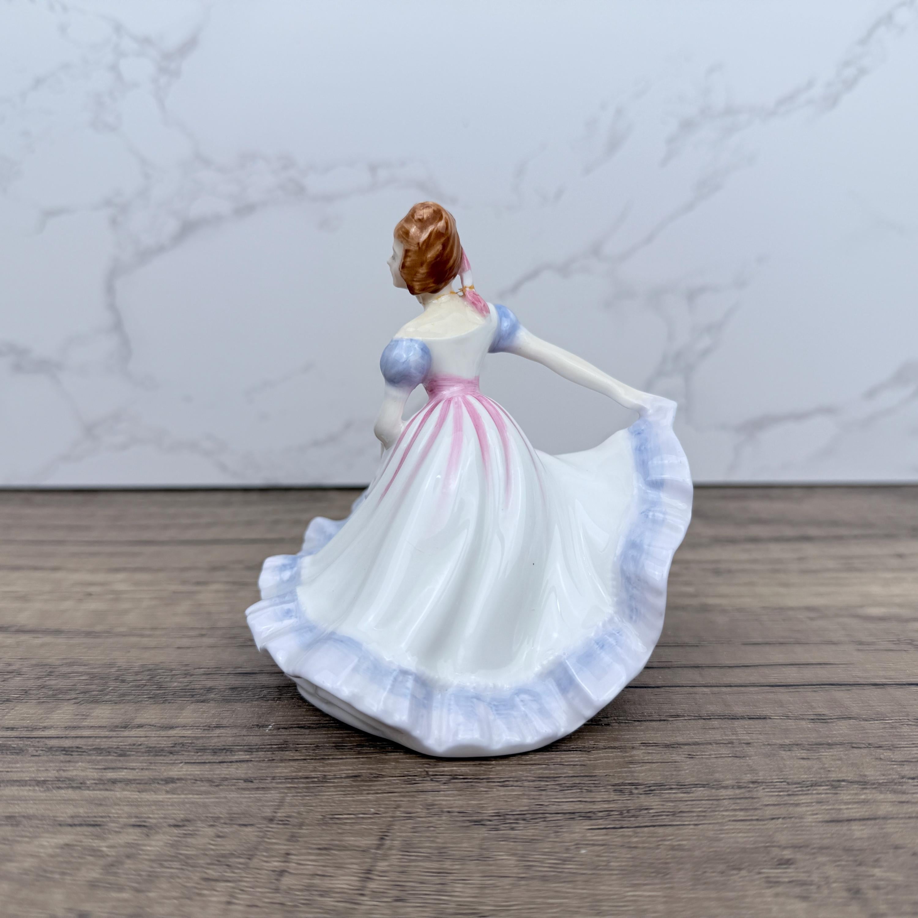Vintage Royal Doulton Ninette Figurine HN3215, Bone China Collectors Lady (Repaired Neck)