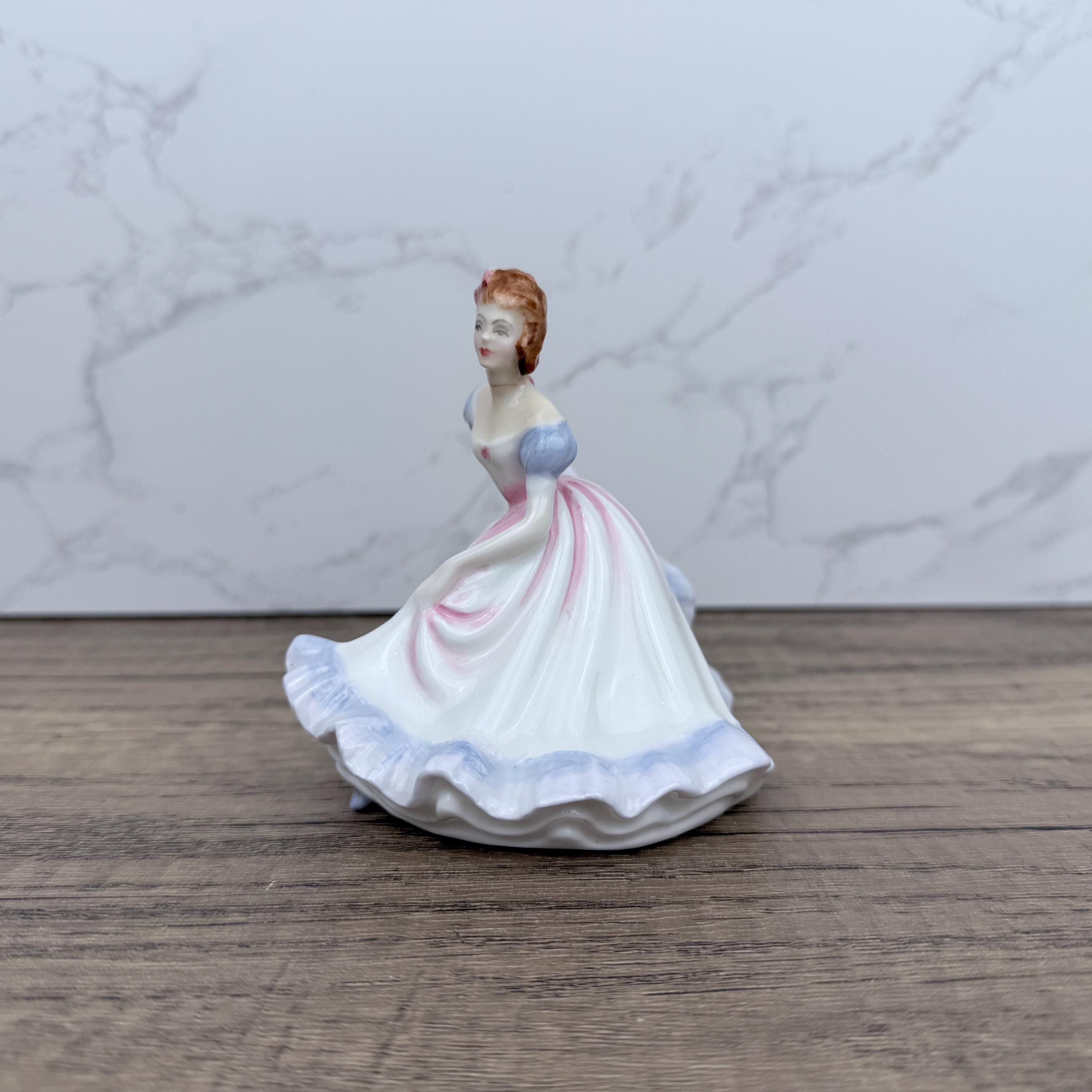 Vintage Royal Doulton Ninette Figurine HN3215, Bone China Collectors Lady (Repaired Neck)