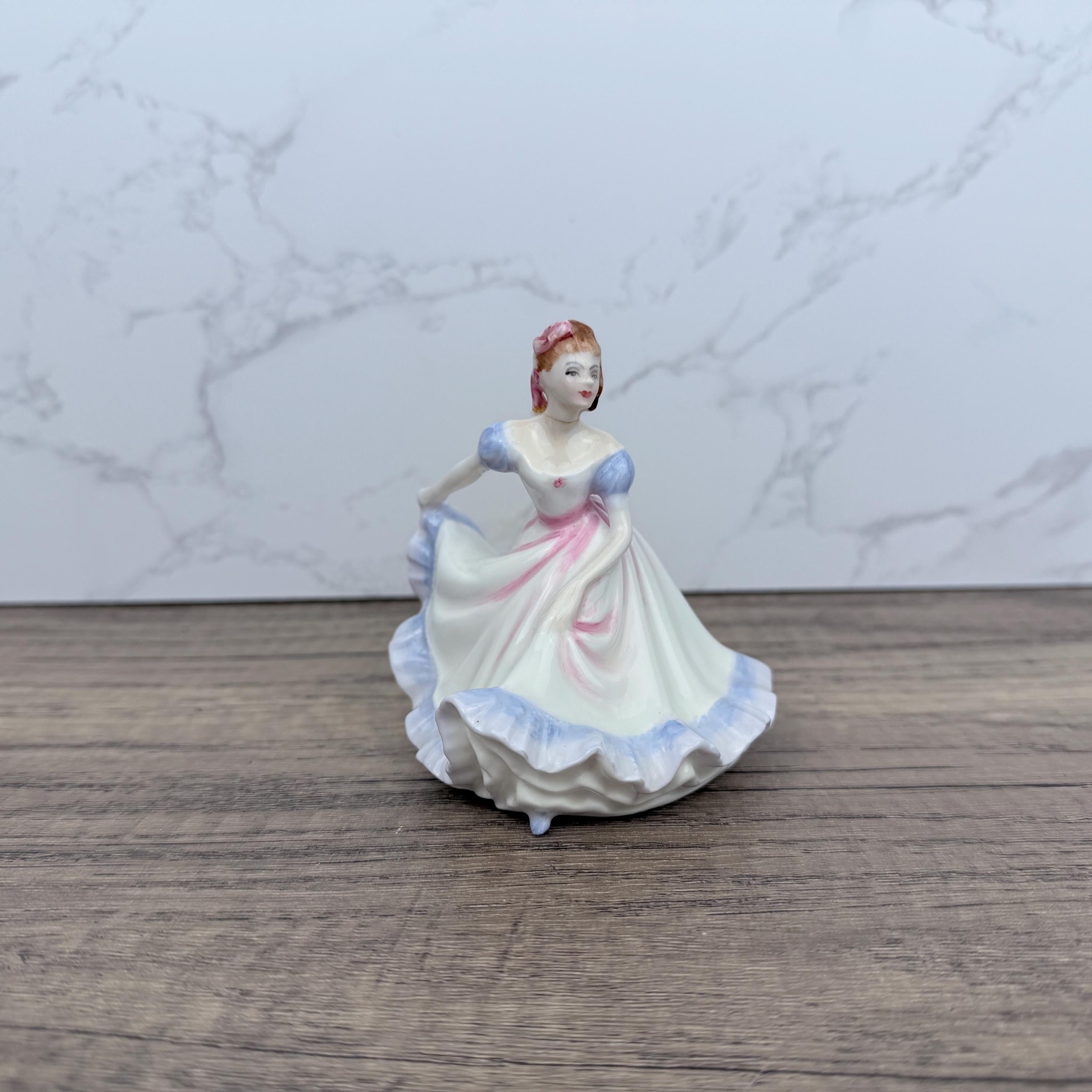 Vintage Royal Doulton Ninette Figurine HN3215, Bone China Collectors Lady (Repaired Neck)