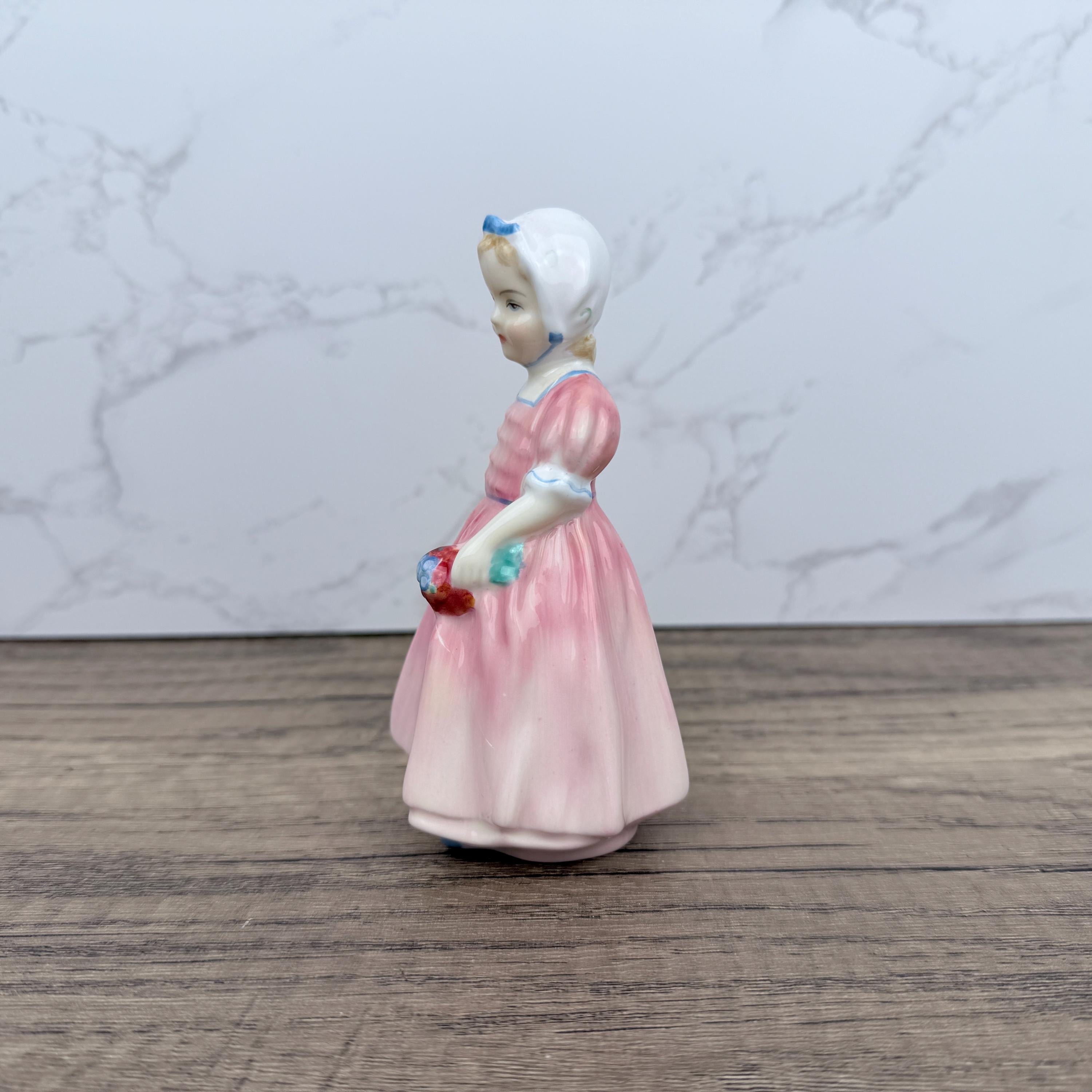 Vintage Royal Doulton Figurine, Tinkle Bell HN1677, Collectible Porcelain Girl