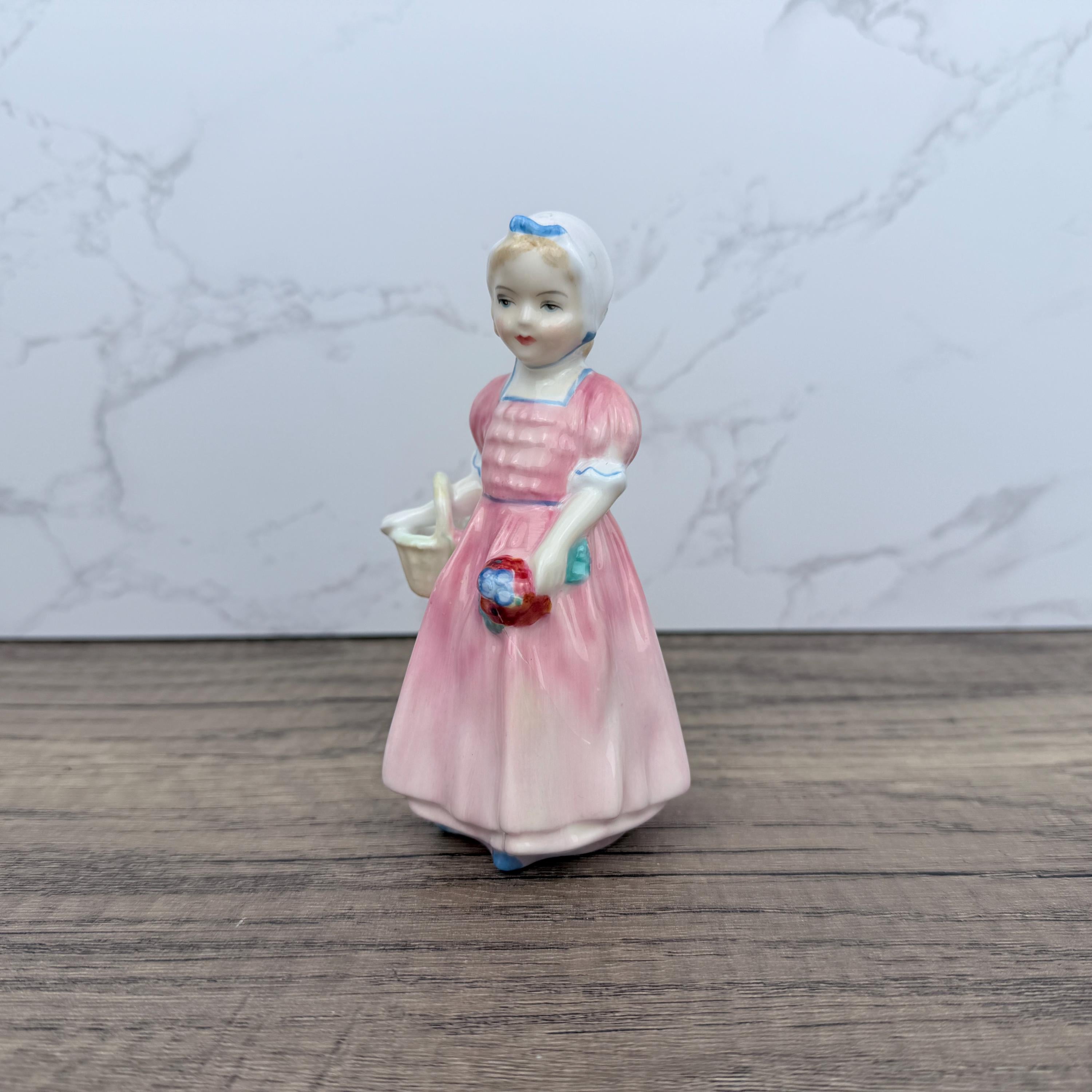 Vintage Royal Doulton Figurine, Tinkle Bell HN1677, Collectible Porcelain Girl