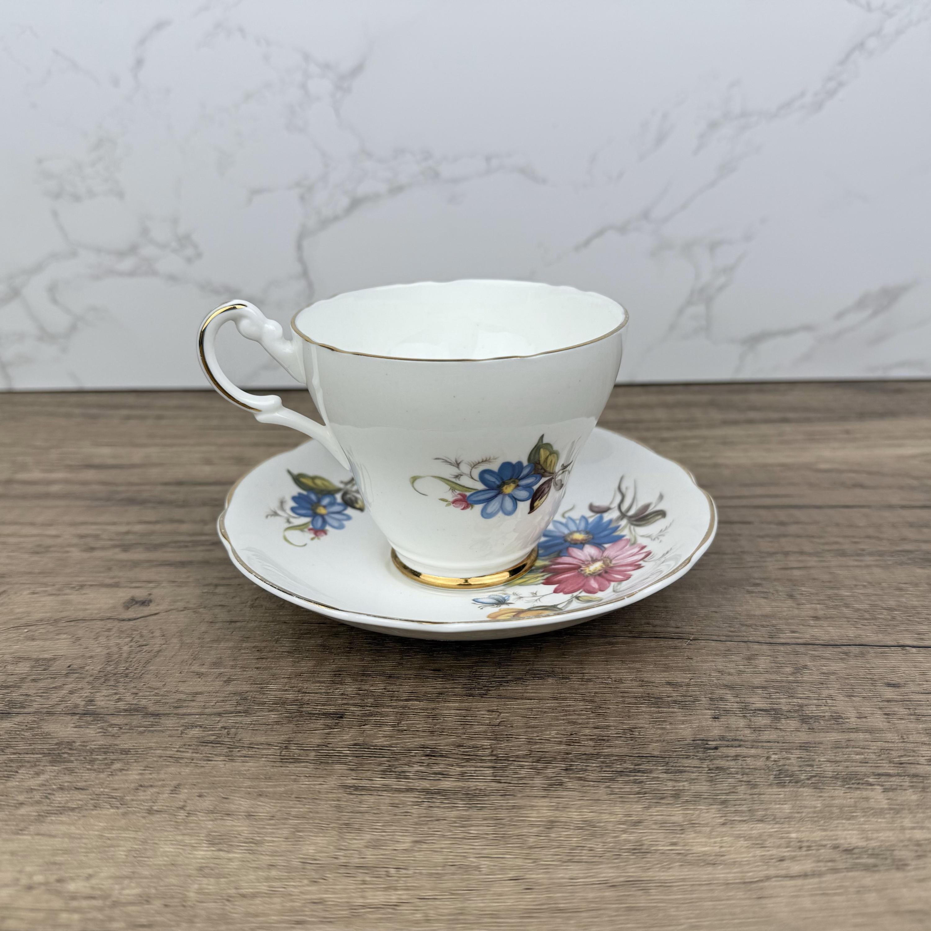 Vintage Argyle Bone China Tea Cup and Saucer, Collectible Made in England