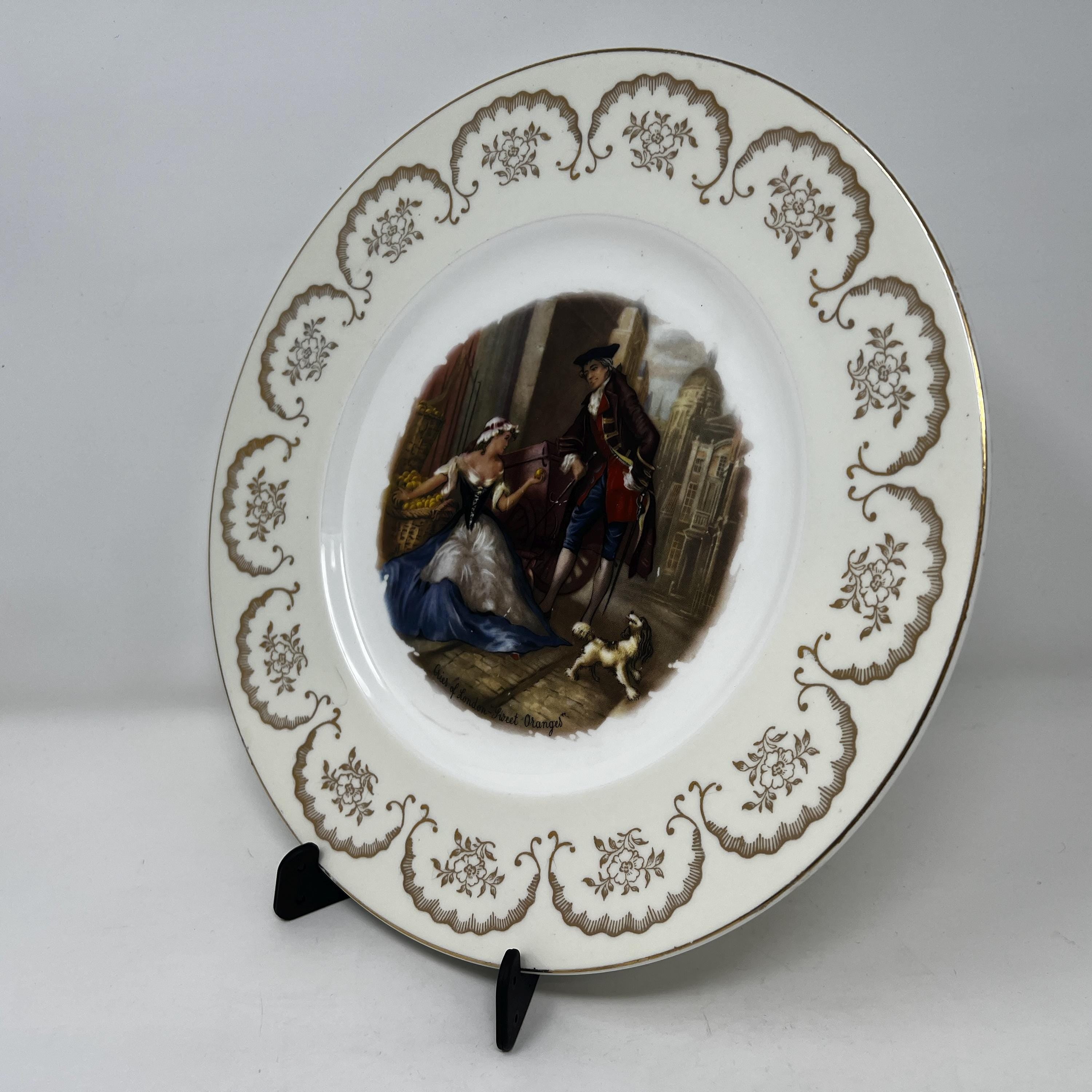 Cries of London Bone China Plate, Collectible Wall Art, Made in England