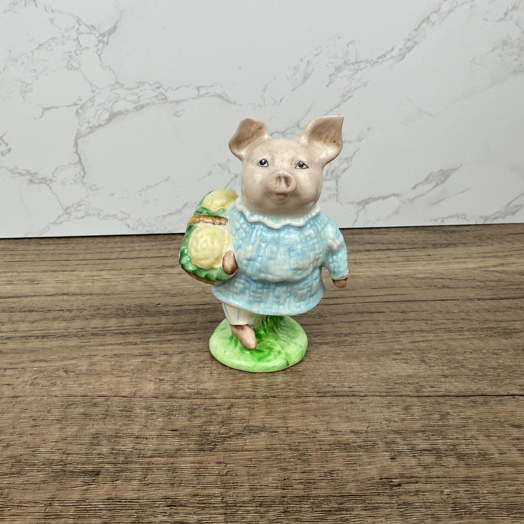 Beswick Beatrix Potter Figurine, Little Pig Robinson, 1950s Nursery Decor