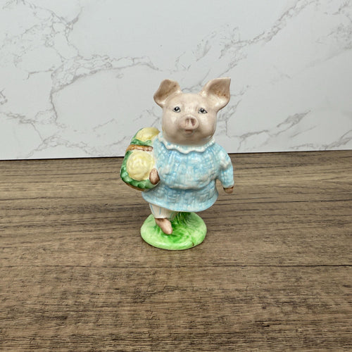 Beswick Beatrix Potter Figurine, Little Pig Robinson, 1950s Nursery Decor