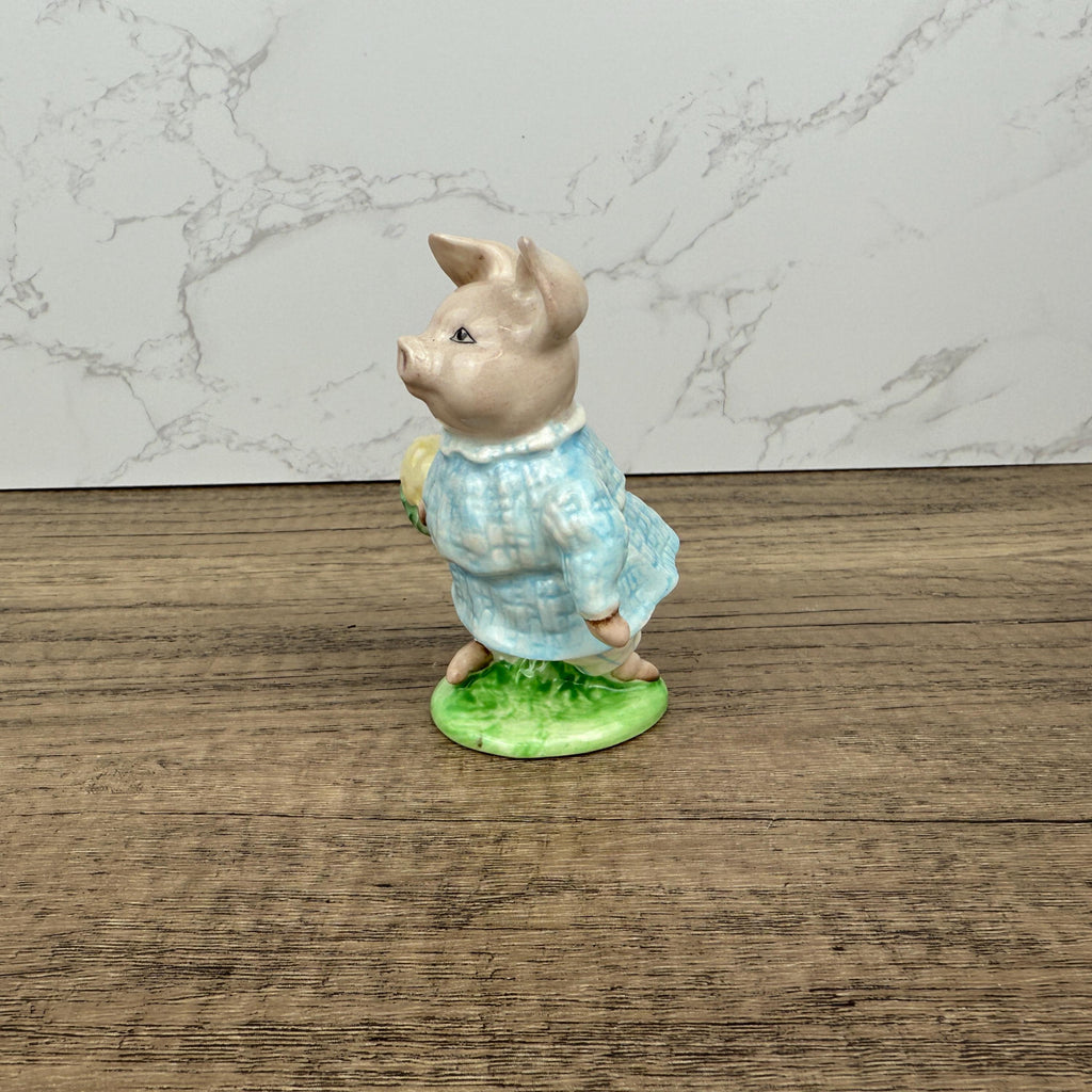 Beswick Beatrix Potter Figurine, Little Pig Robinson, 1950s Nursery Decor