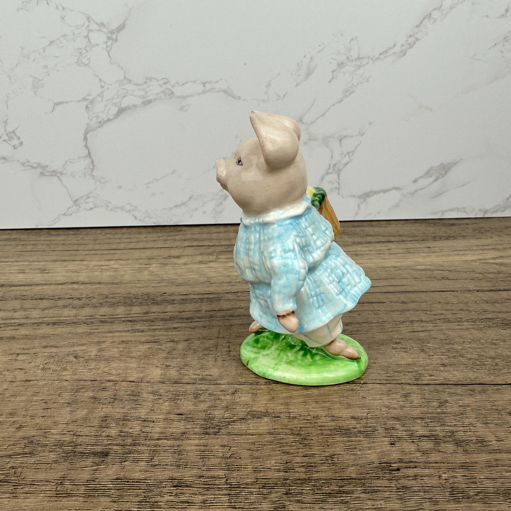 Beswick Beatrix Potter Figurine, Little Pig Robinson, 1950s Nursery Decor