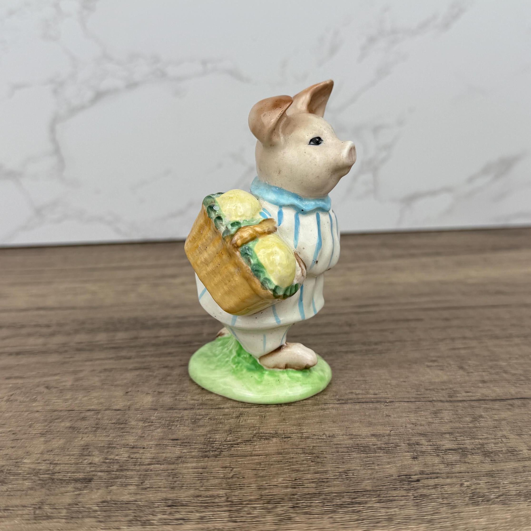 Beswick Beatrix Potter Figurine, Little Pig Robinson, Early Version