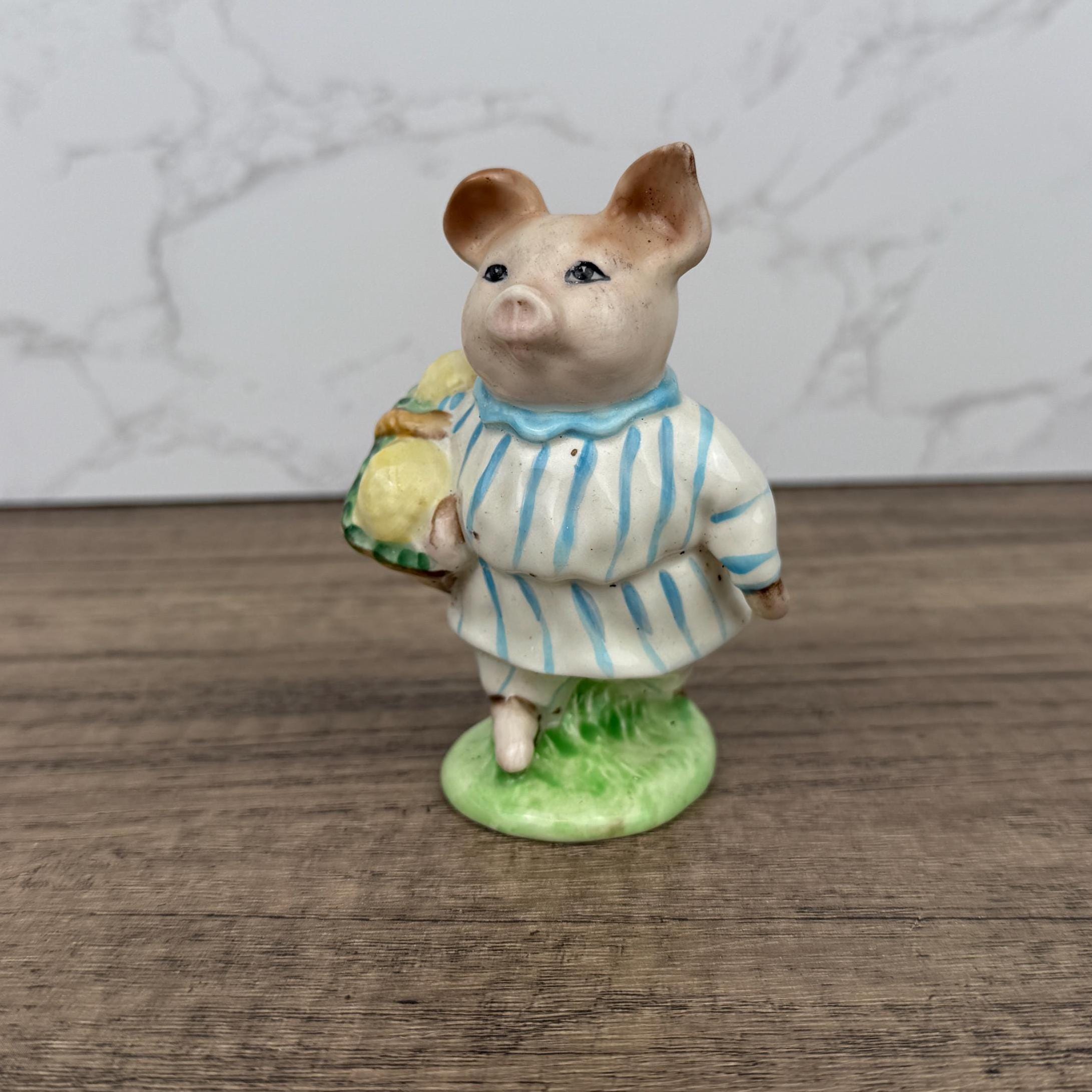 Beswick Beatrix Potter Figurine, Little Pig Robinson, Early Version