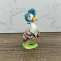 BESWICK Beatrix Potter Jemima Puddleduck Figurine, Vintage Duck Figure, Porcelain Antique Collectors Ornament, Fairy Tale Figure