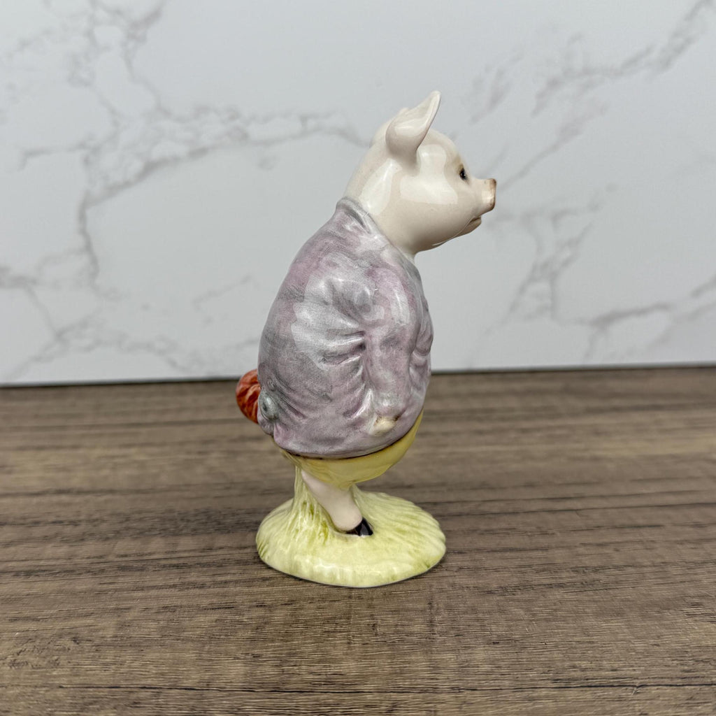 Royal Albert Beatrix Potter Pigling Bland Figurine, 1989