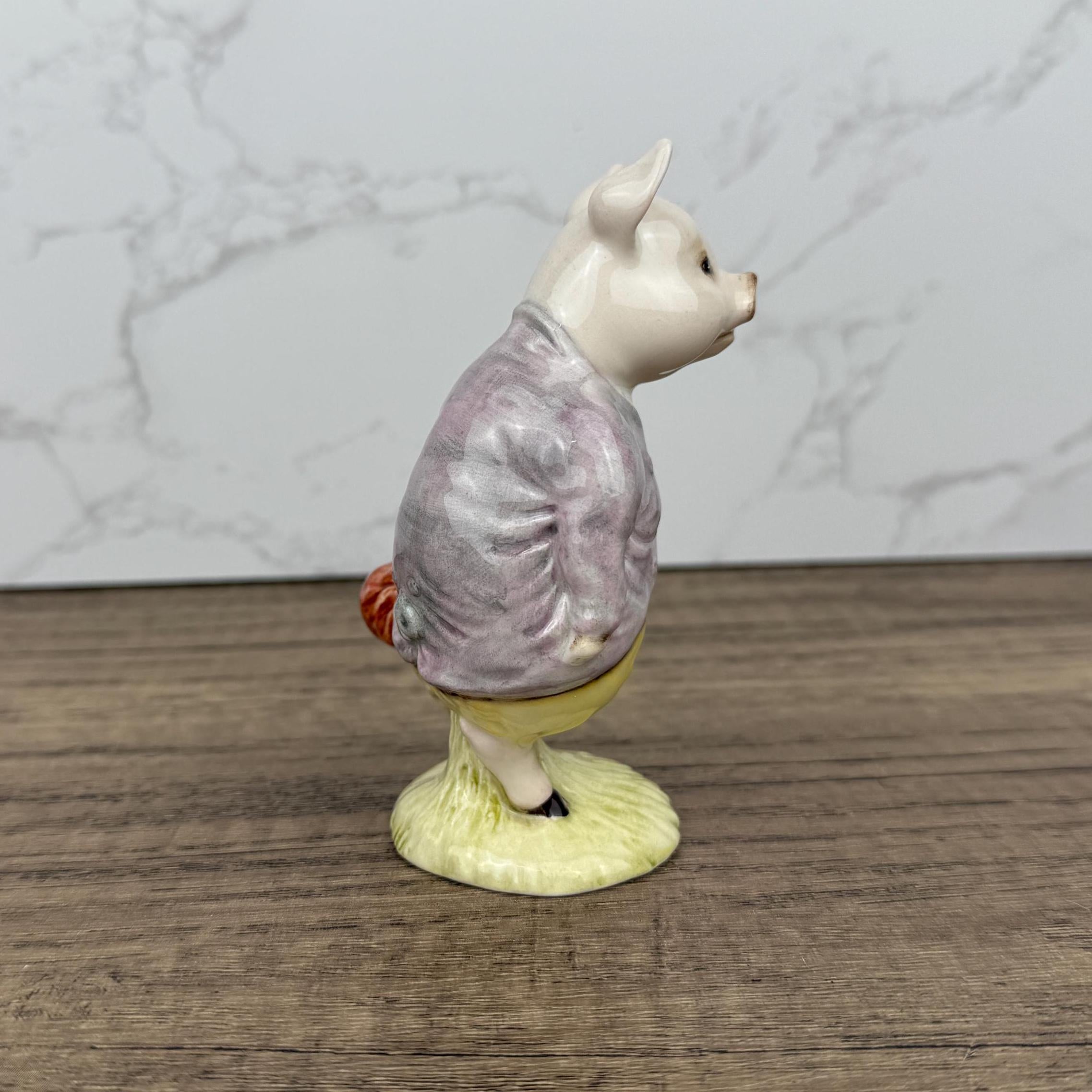 Royal Albert Beatrix Potter Pigling Bland Figurine, 1989