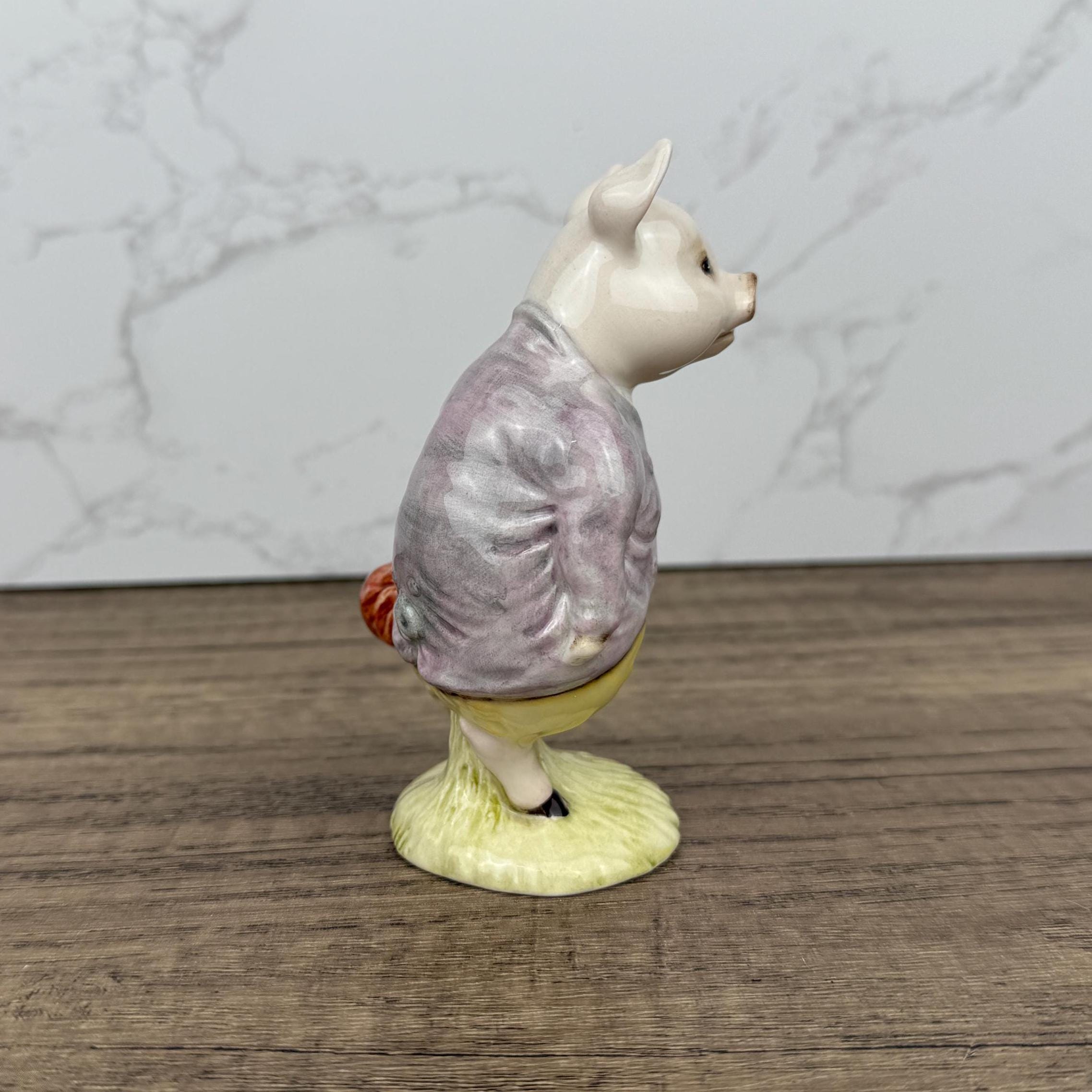Royal Albert Beatrix Potter Pigling Bland Figurine, 1989