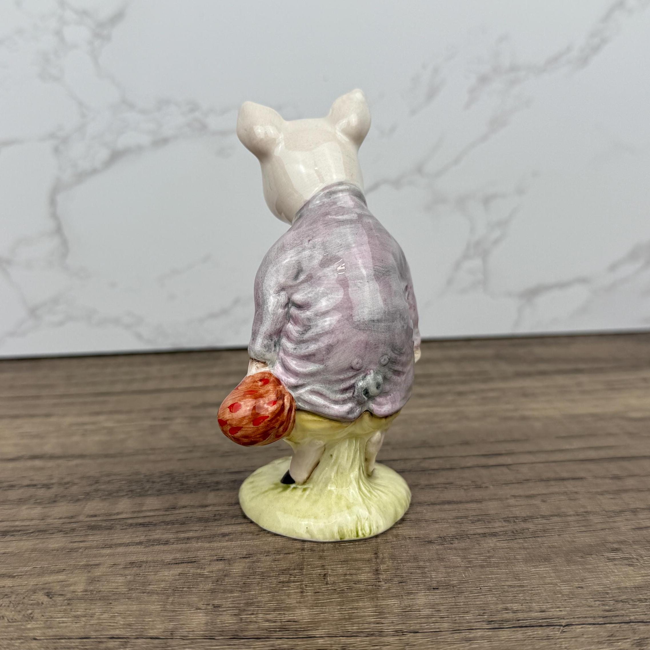 Royal Albert Beatrix Potter Pigling Bland Figurine, 1989