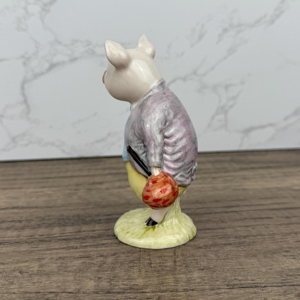 Royal Albert Beatrix Potter Pigling Bland Figurine, 1989